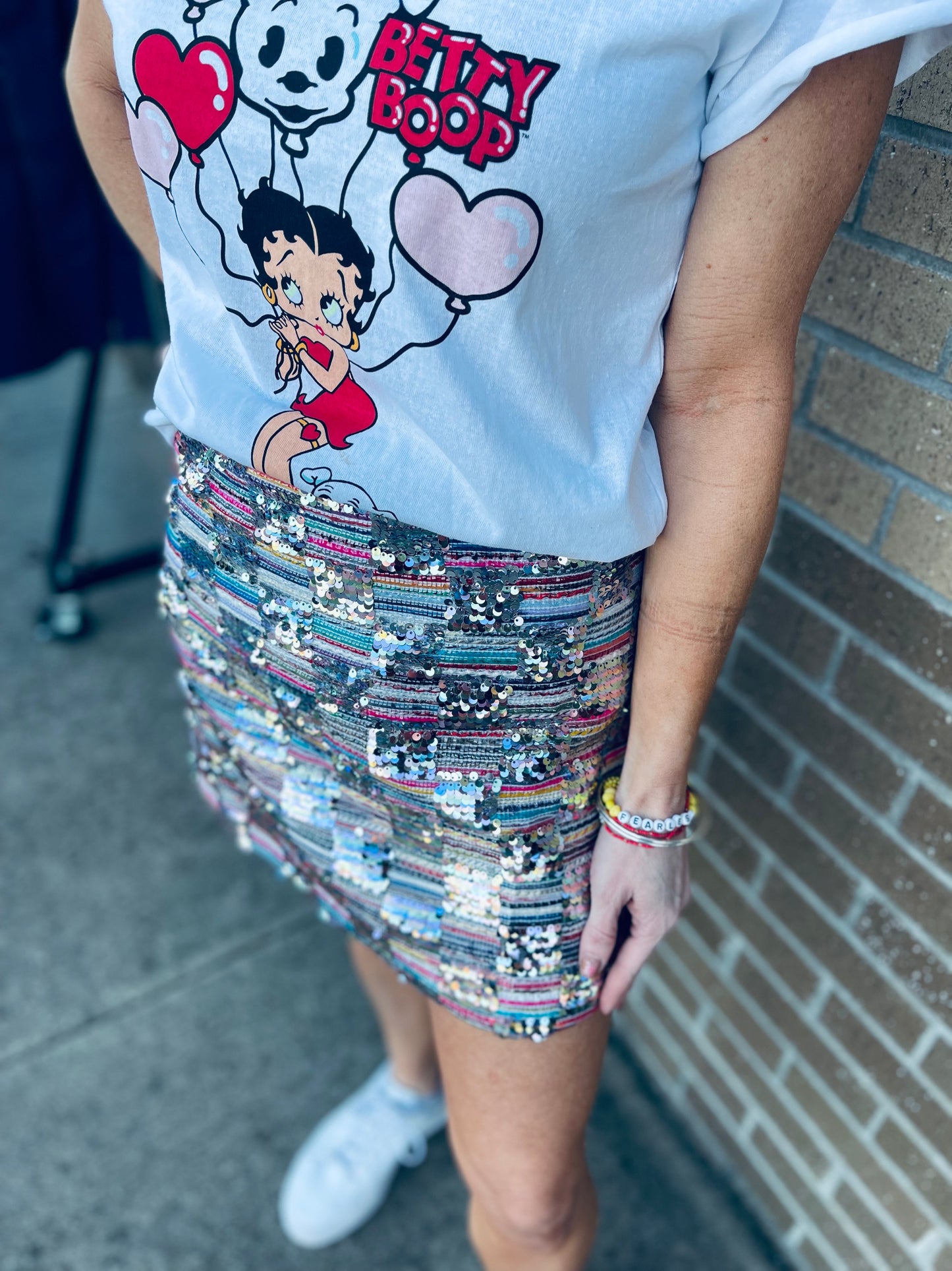 Caught My Eye Sequin Skirt