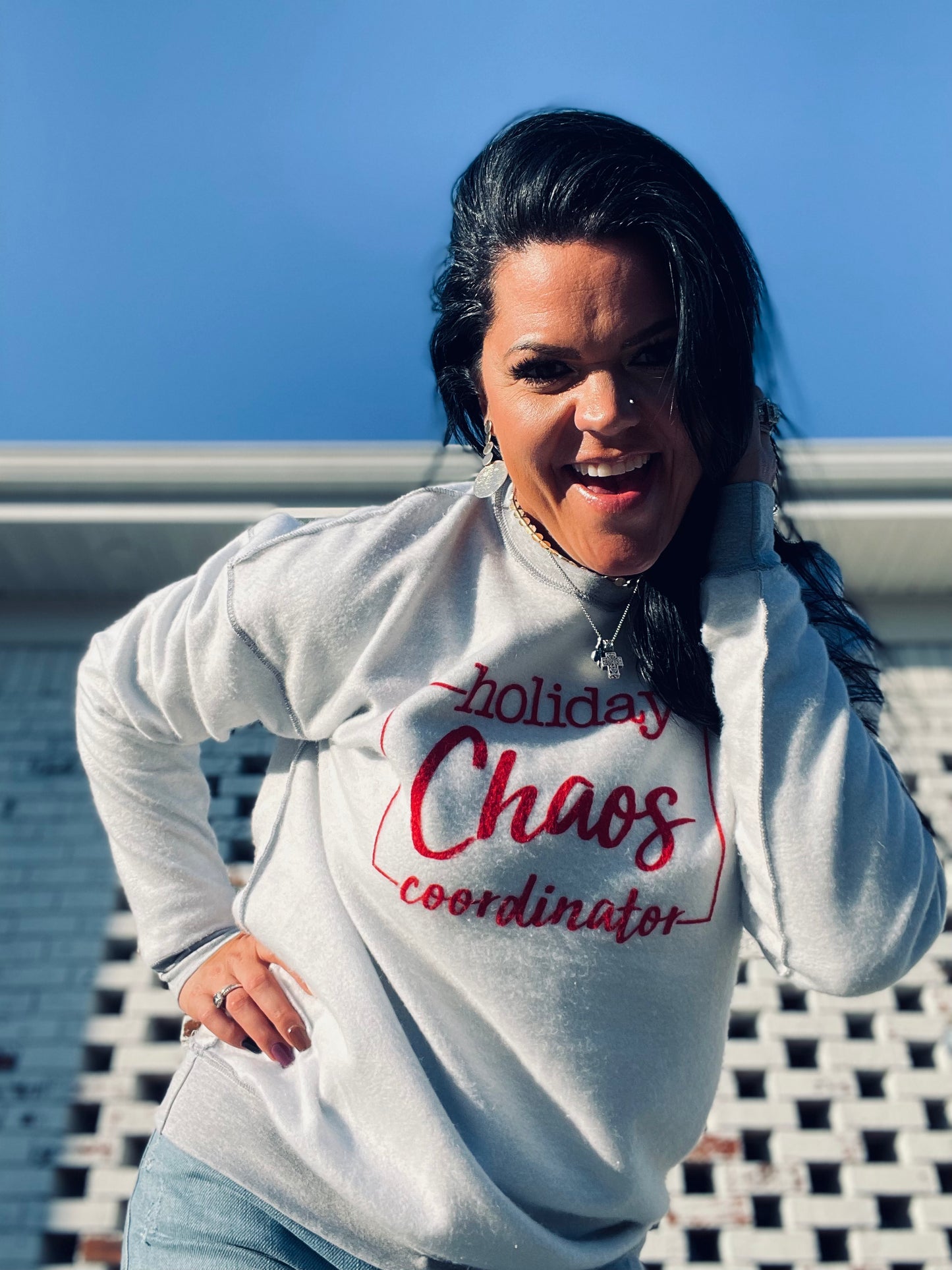 Holiday Chaos Coordinator Sweatshirt