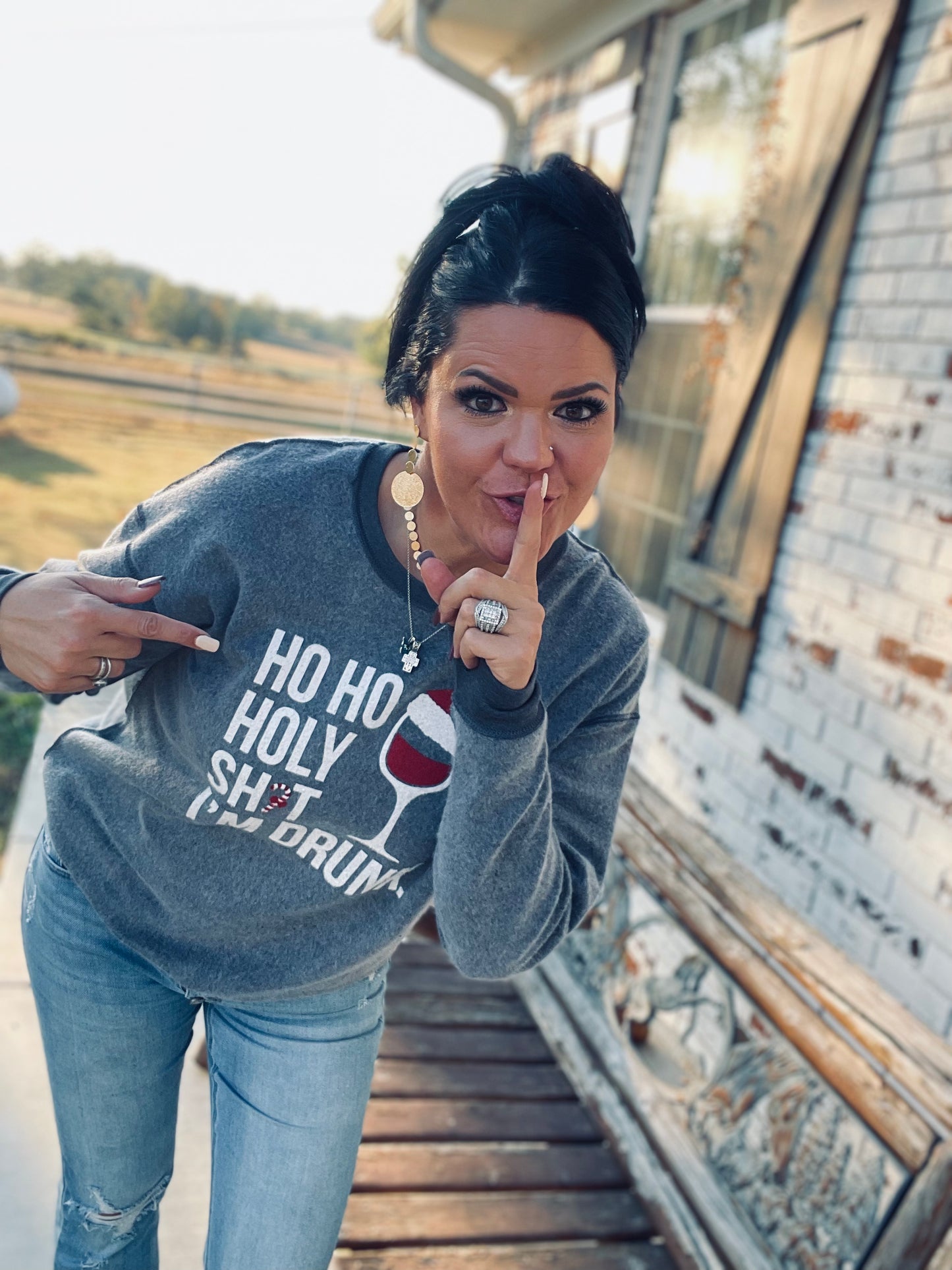 Ho Ho Holy Sh$% Sweatshirt