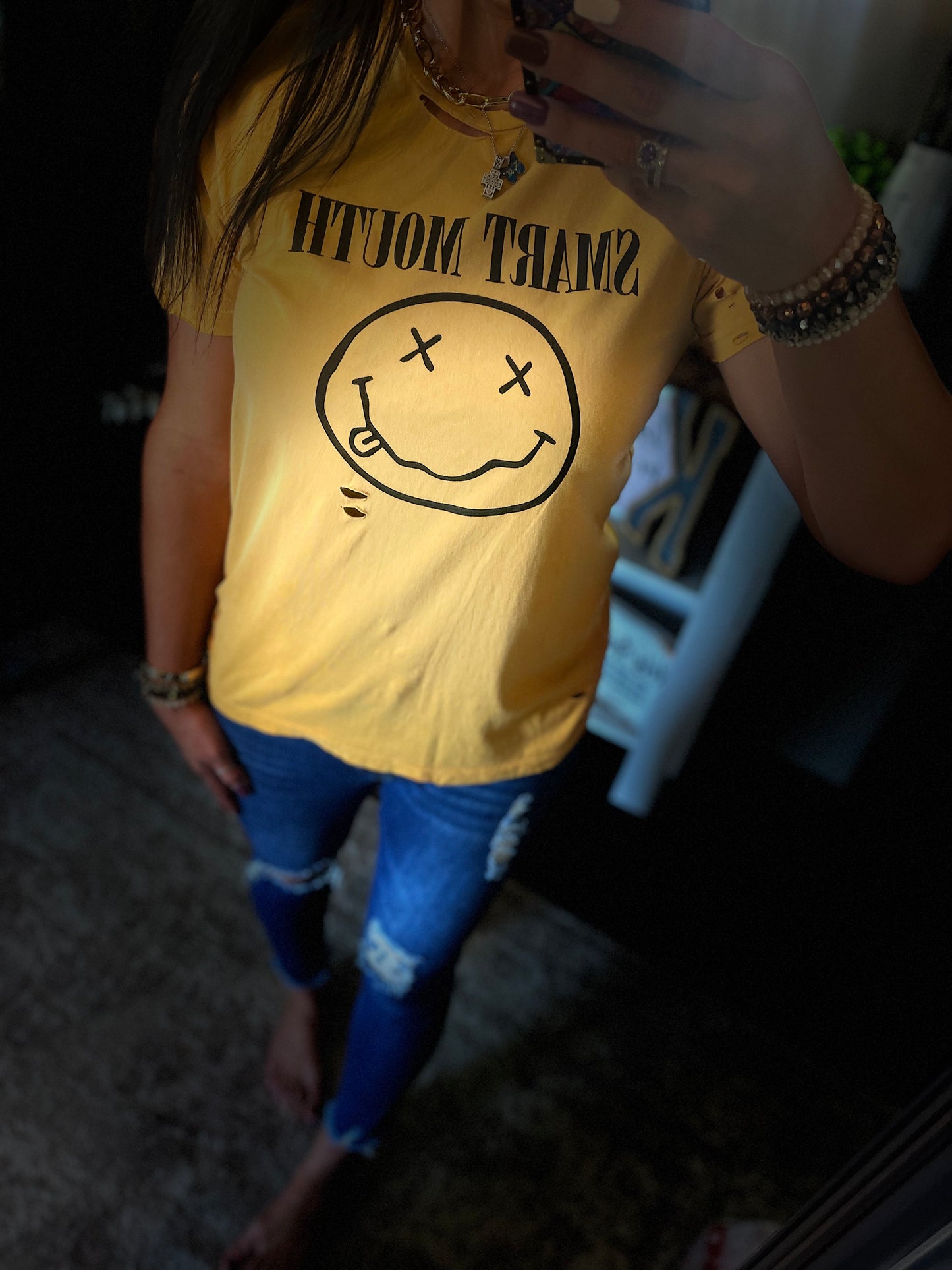 Smiley Smart Mouth Tee