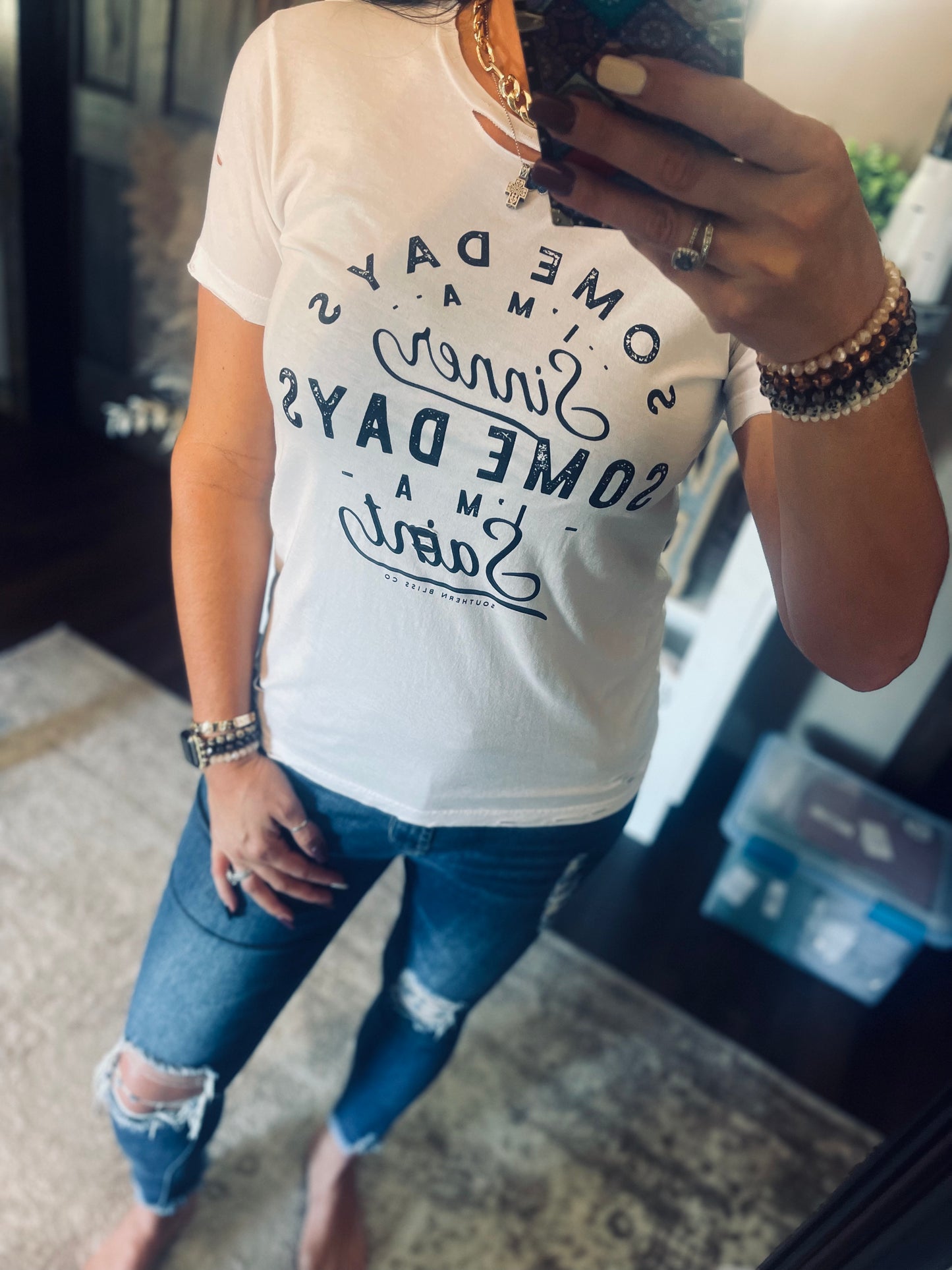 Sinner VS. Saint Tee