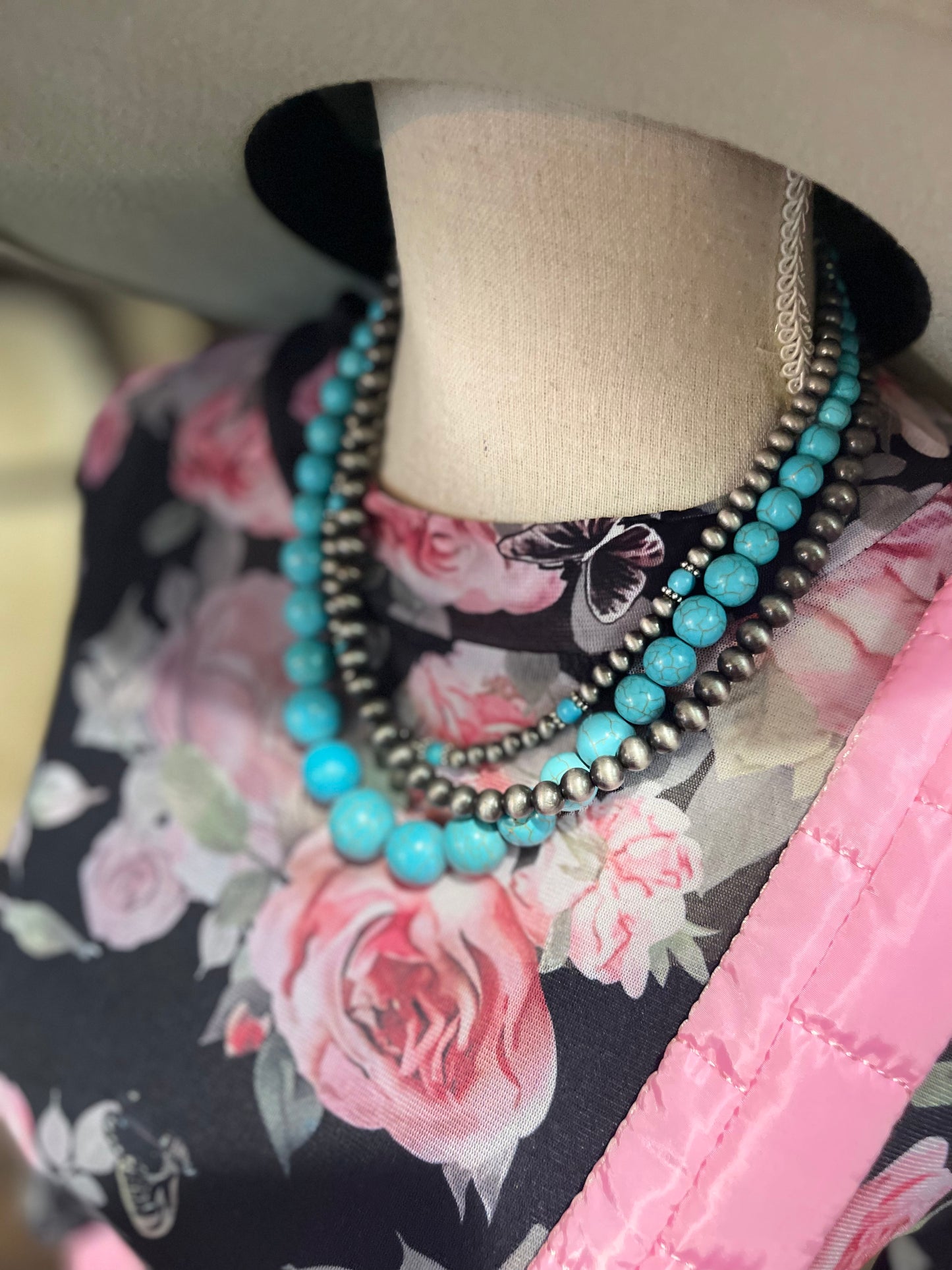 Turquoise Necklace Stack