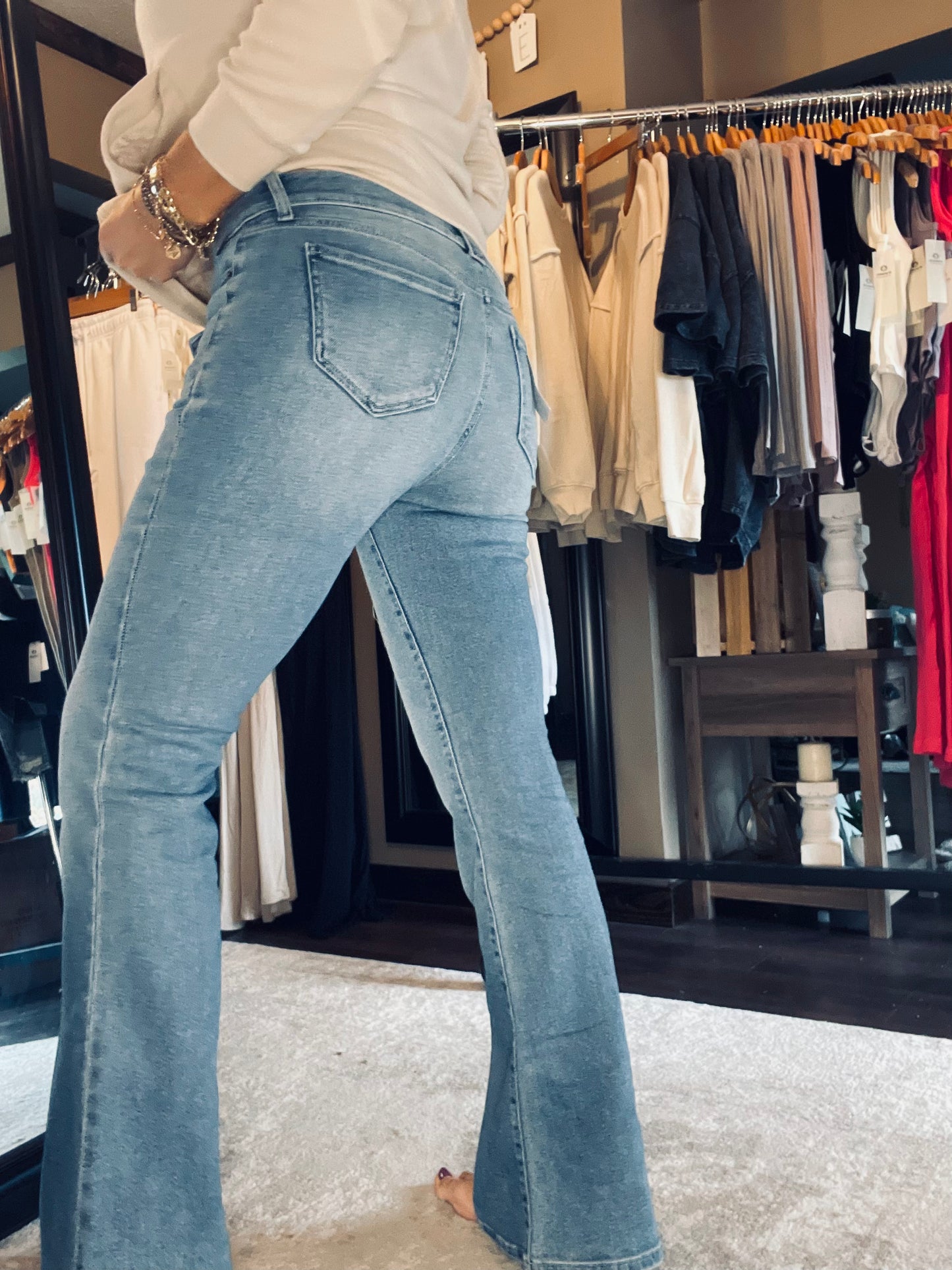 Every Opportunity Denim Flare
