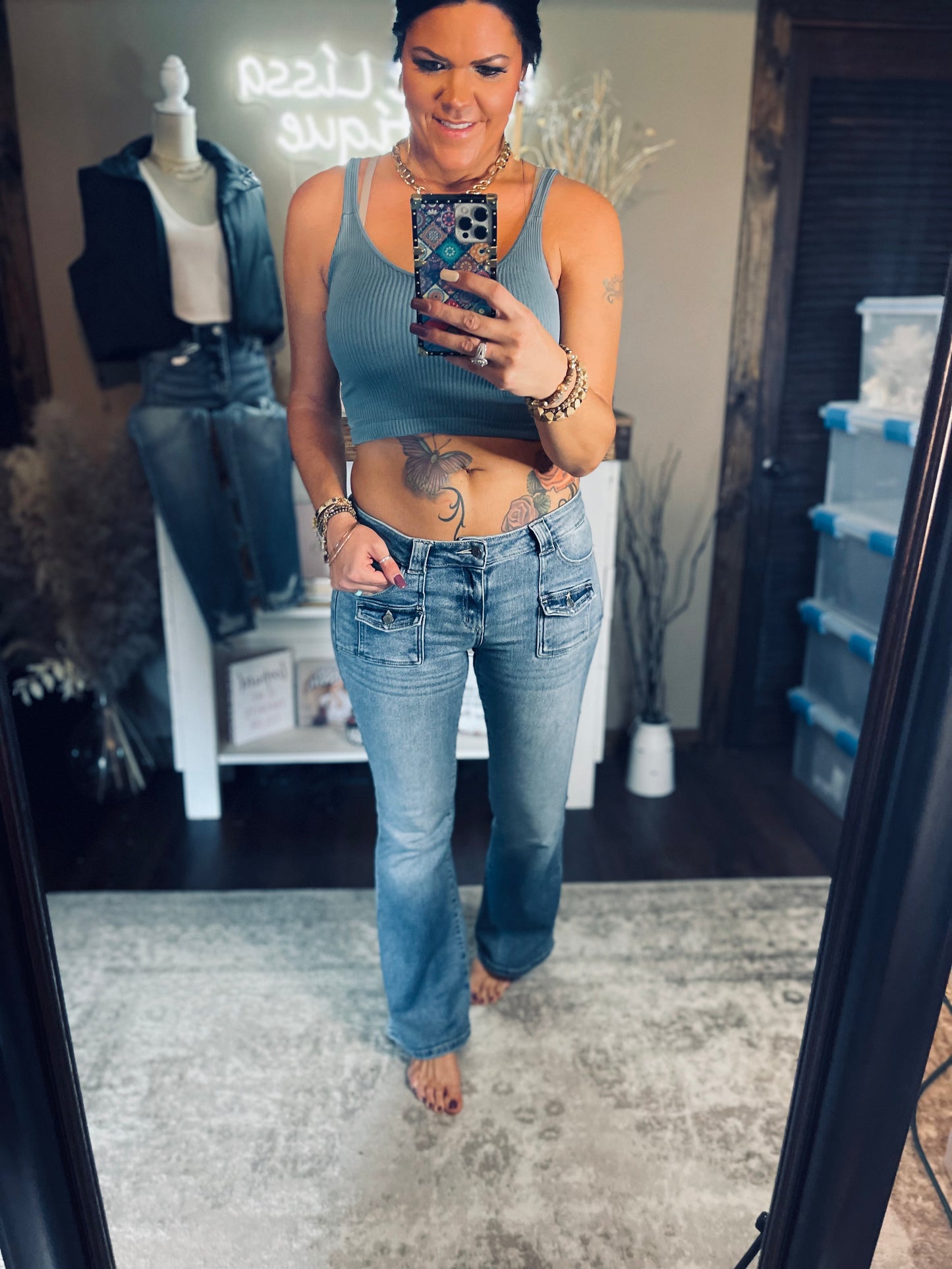 Every Opportunity Denim Flare