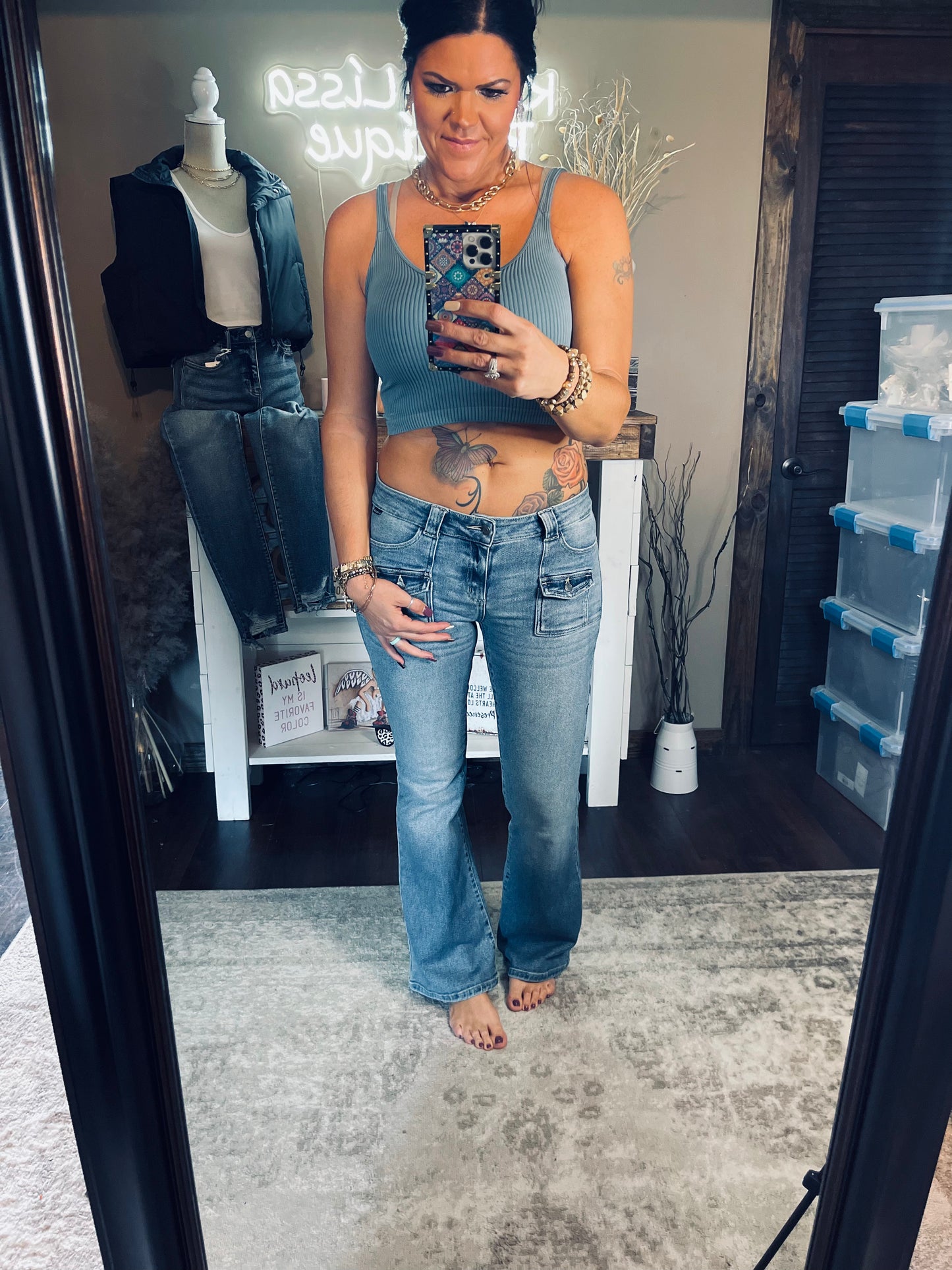 Every Opportunity Denim Flare