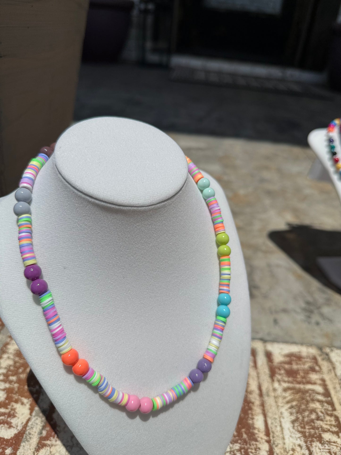 Freshwater Pastel Beaded Necklace