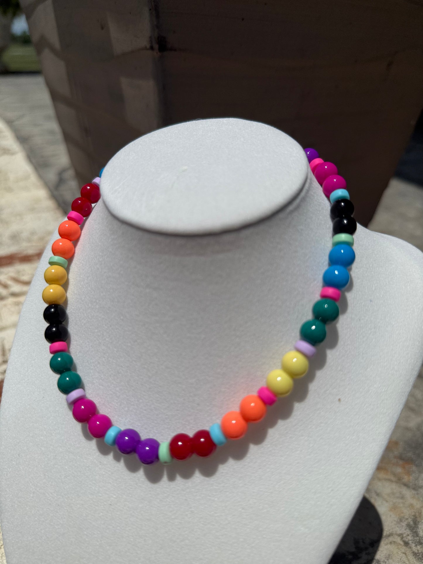 Wild & Fun Glass Beaded Necklace