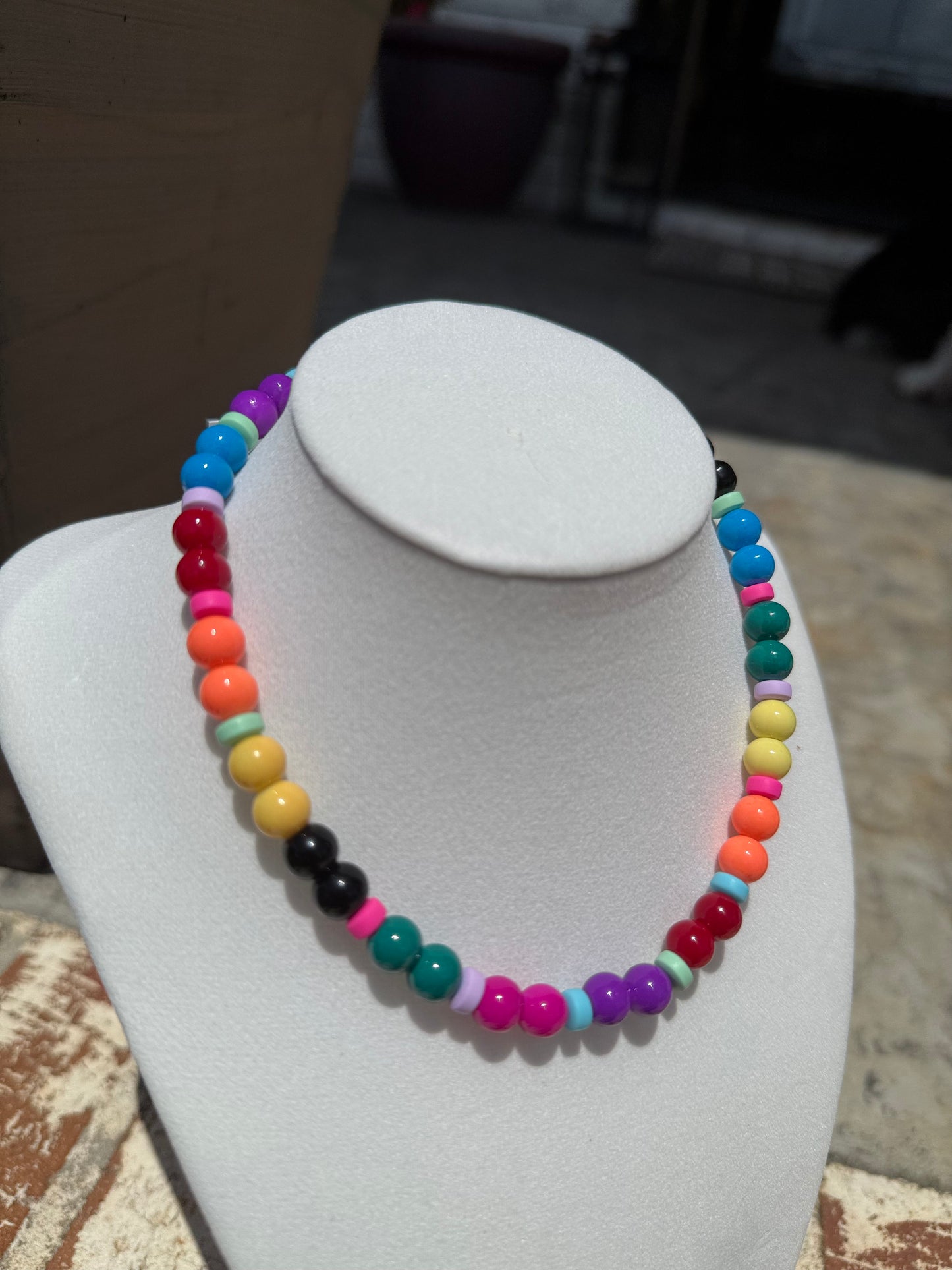 Wild & Fun Glass Beaded Necklace