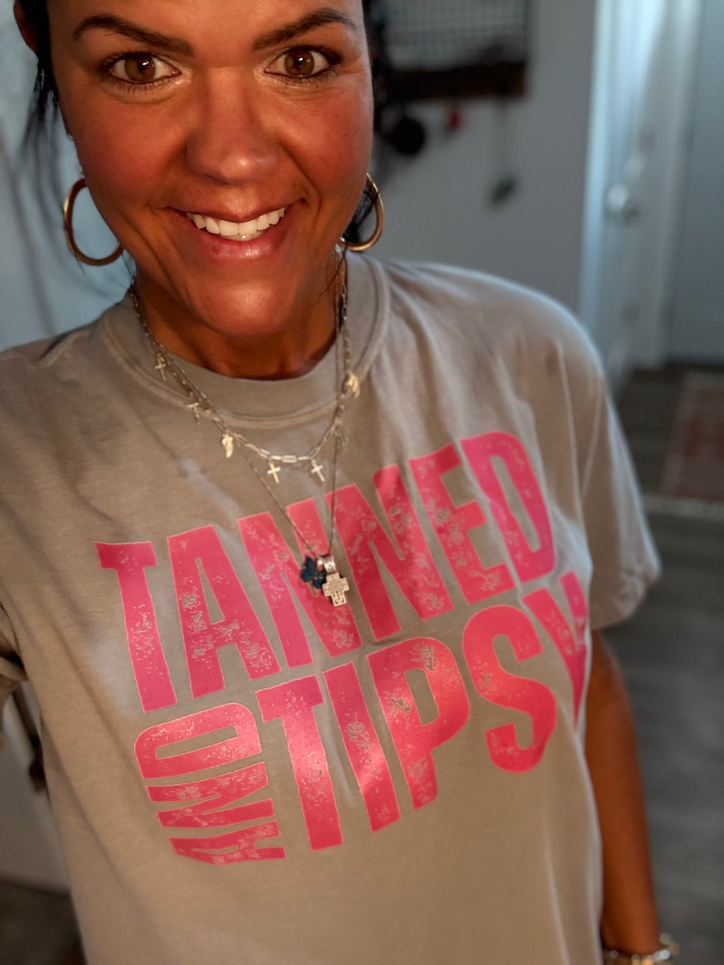 TANNED & TIPSY Graphic Tee