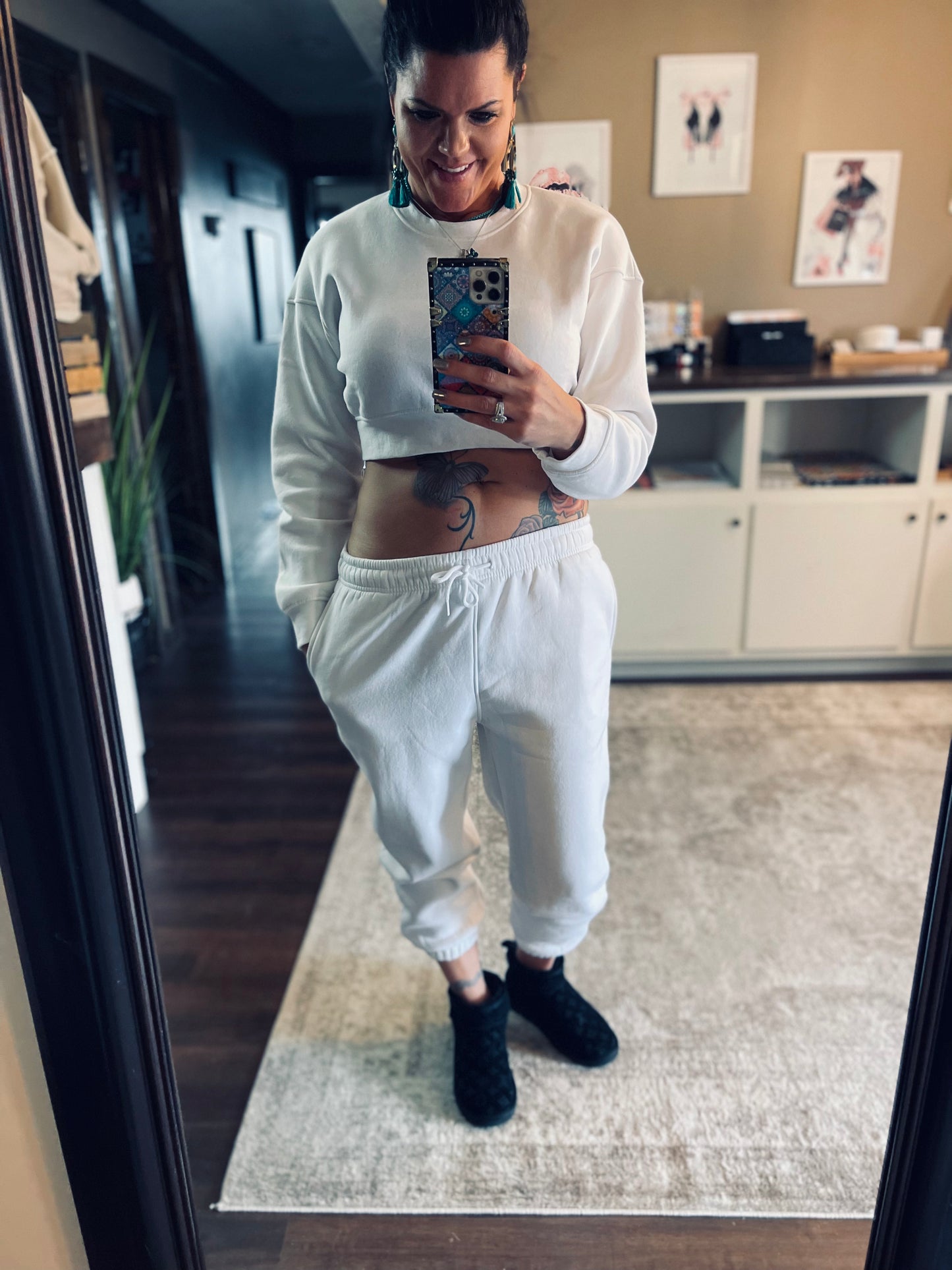 Be My Girl Cropped Sweatshirt