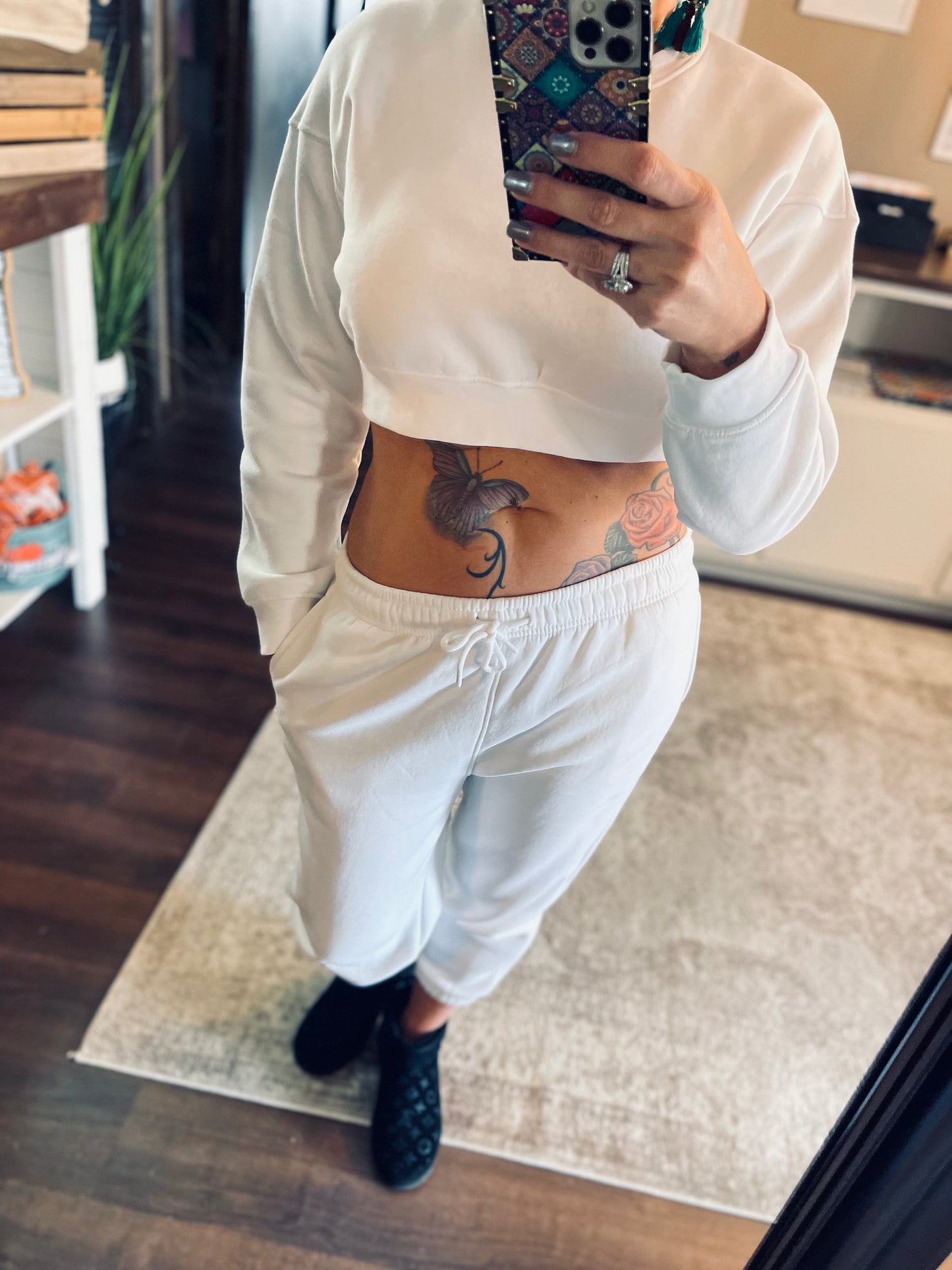 Be My Girl Cropped Sweatshirt