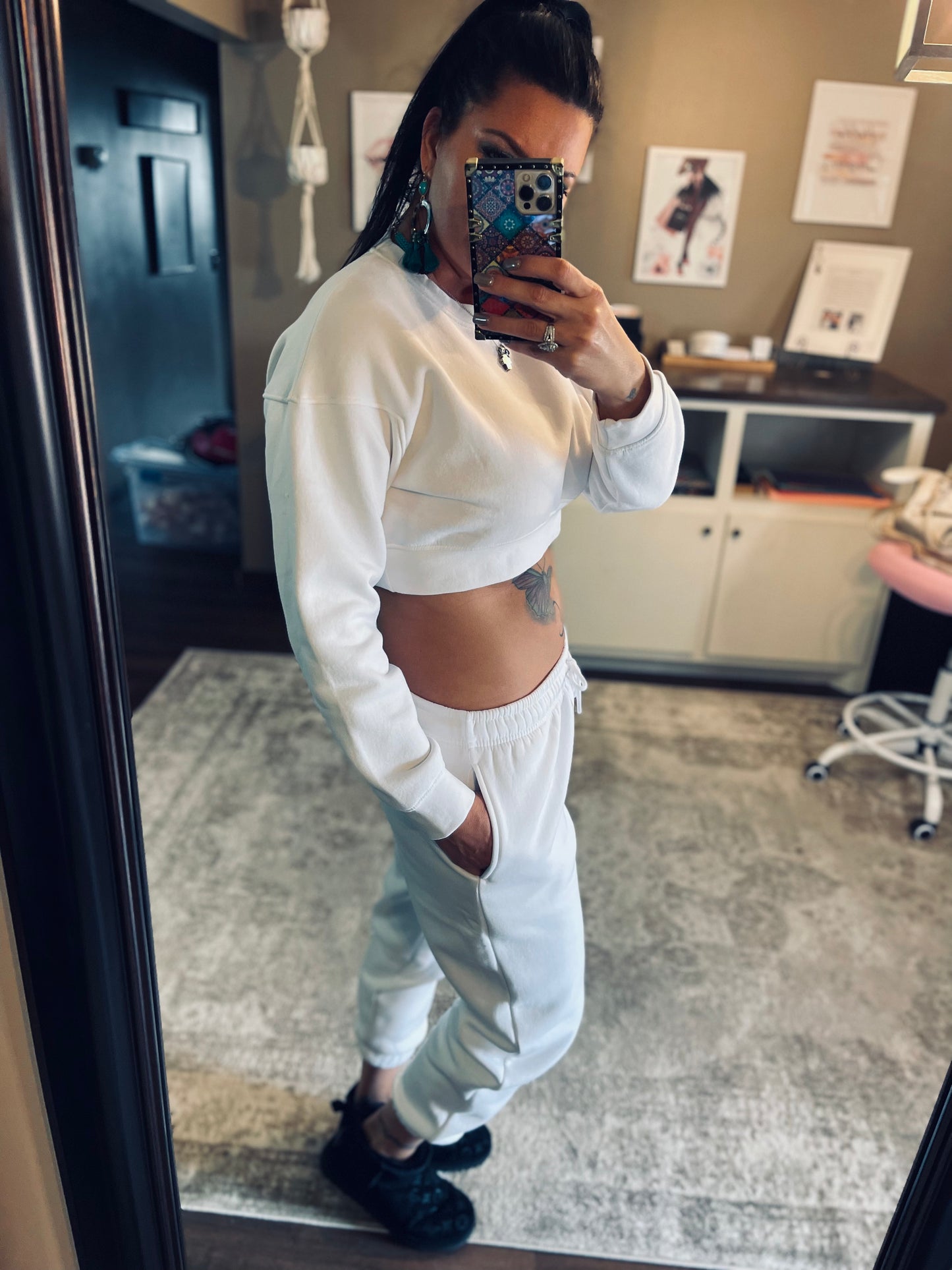 Be My Girl Cropped Sweatshirt