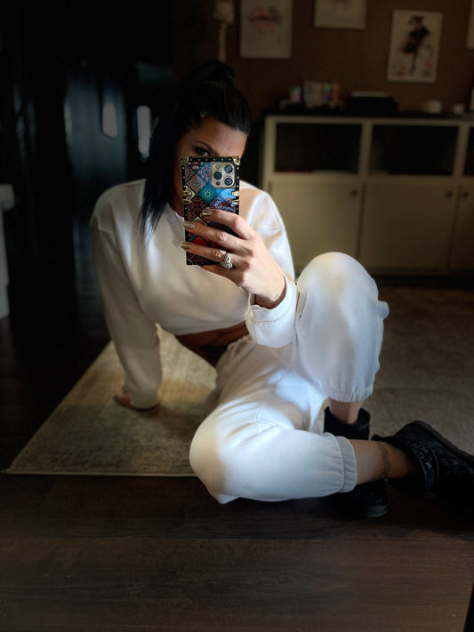 Be My Girl Cropped Sweatshirt