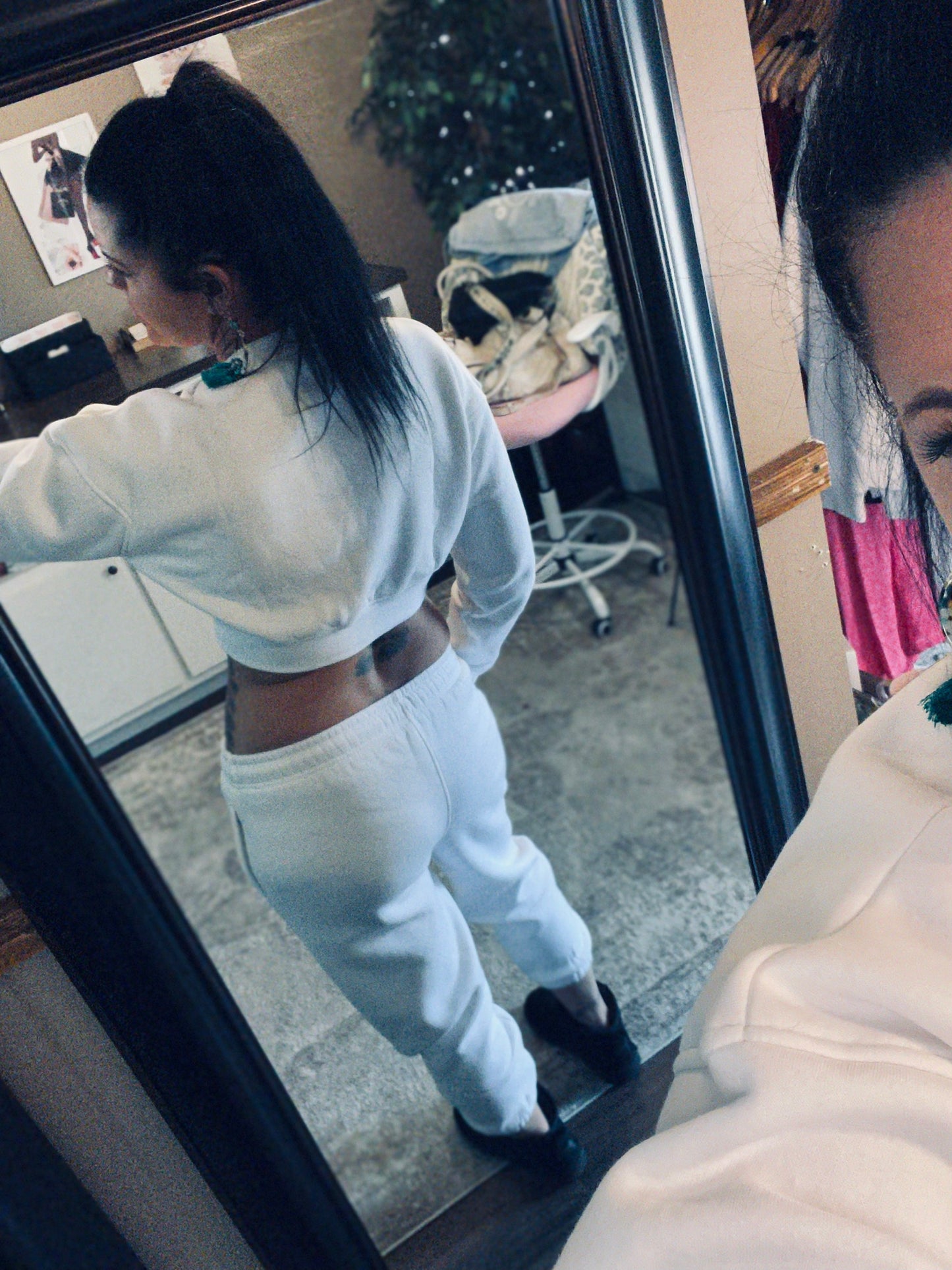 Be My Girl Cropped Sweatshirt