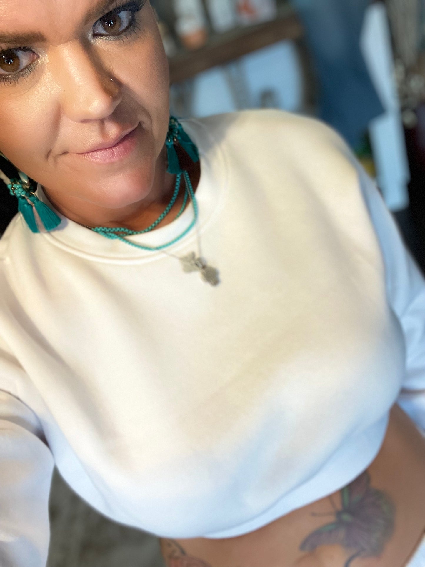 Be My Girl Cropped Sweatshirt