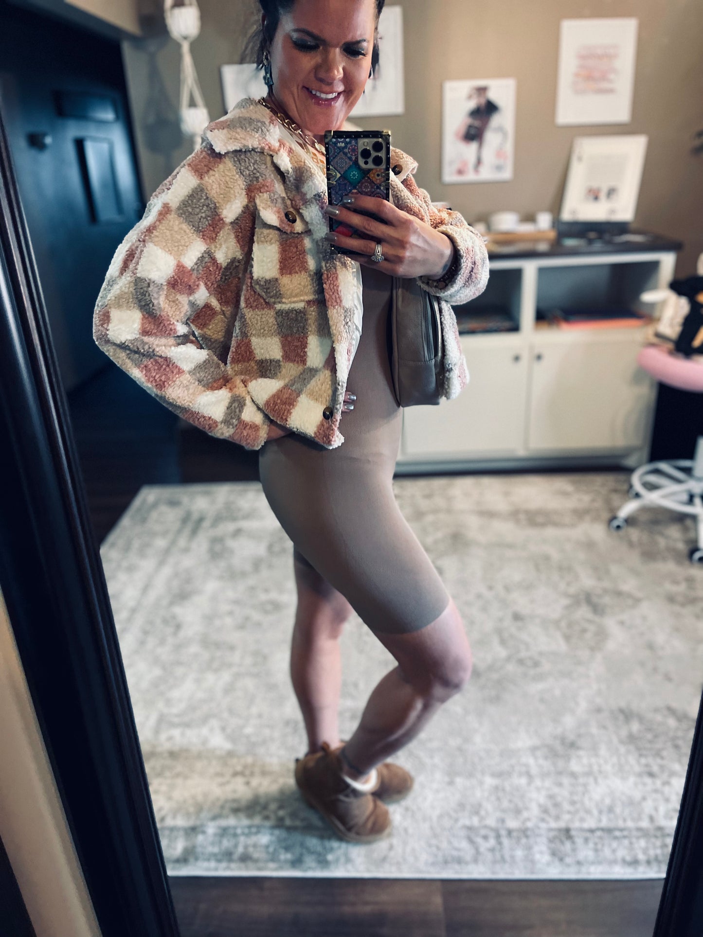 Determined To Rise Romper (Smokey Taupe)