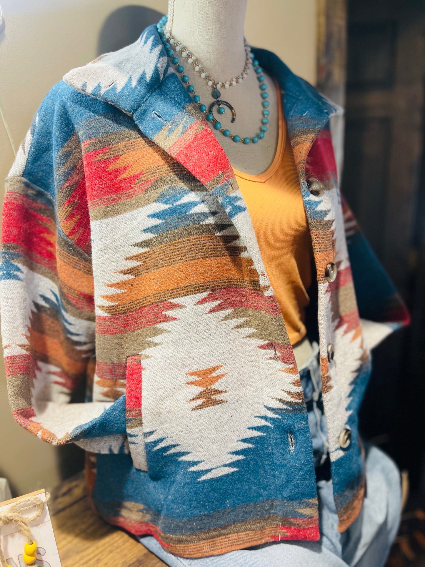 I Walk The Line Jacket (Teal Orange Mix)