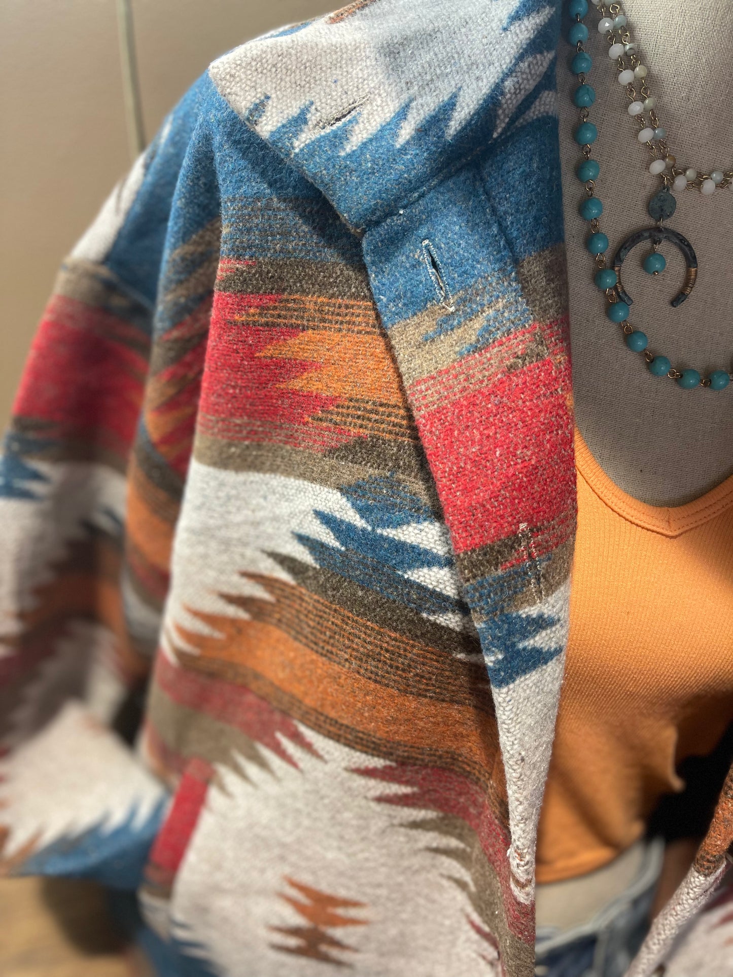 I Walk The Line Jacket (Teal Orange Mix)