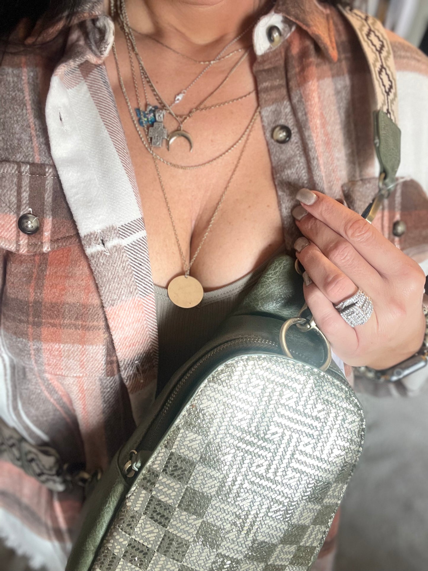 Me Time Plaid Shacket