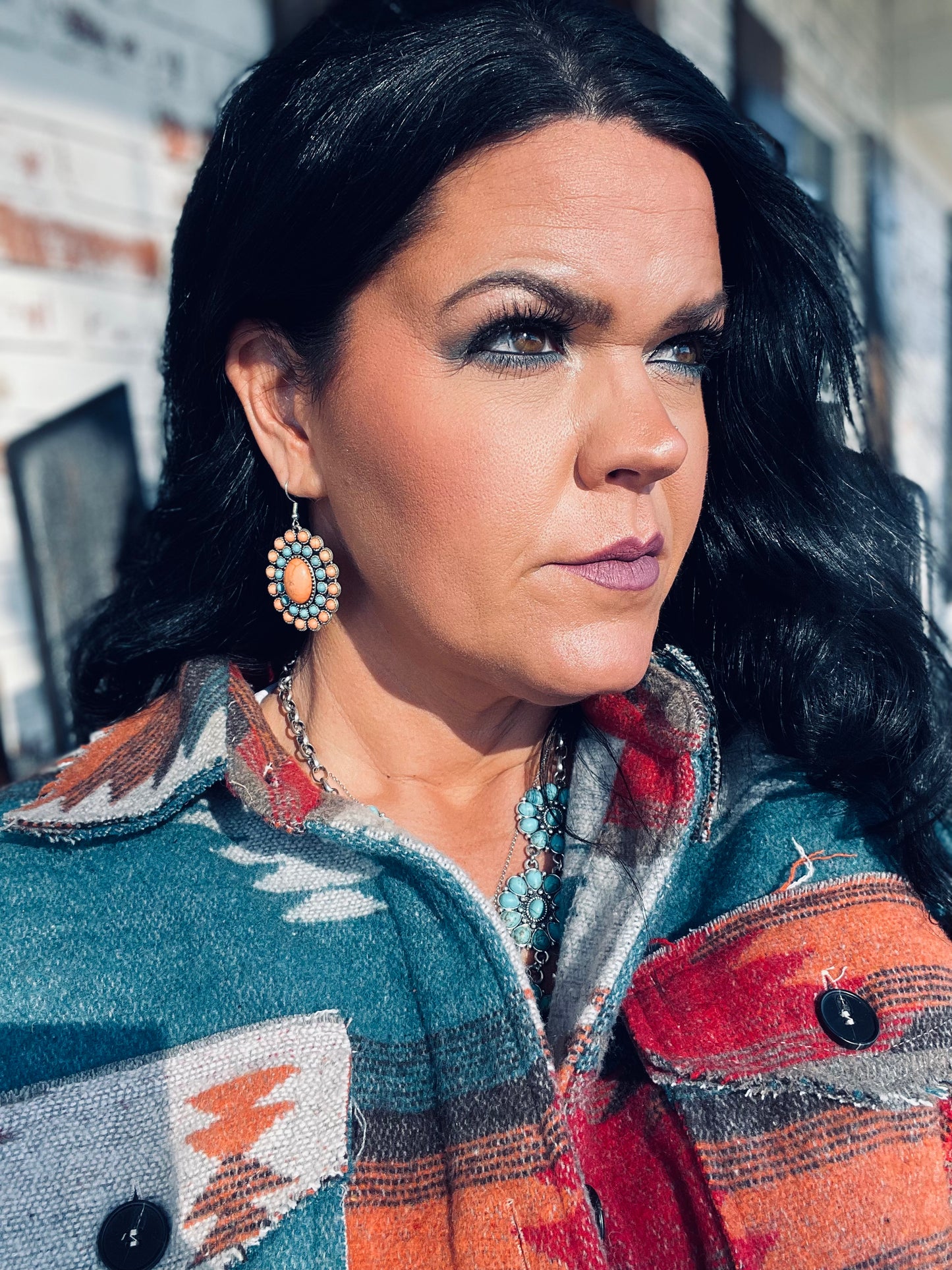 I Walk The Line Jacket (Teal Orange Mix)