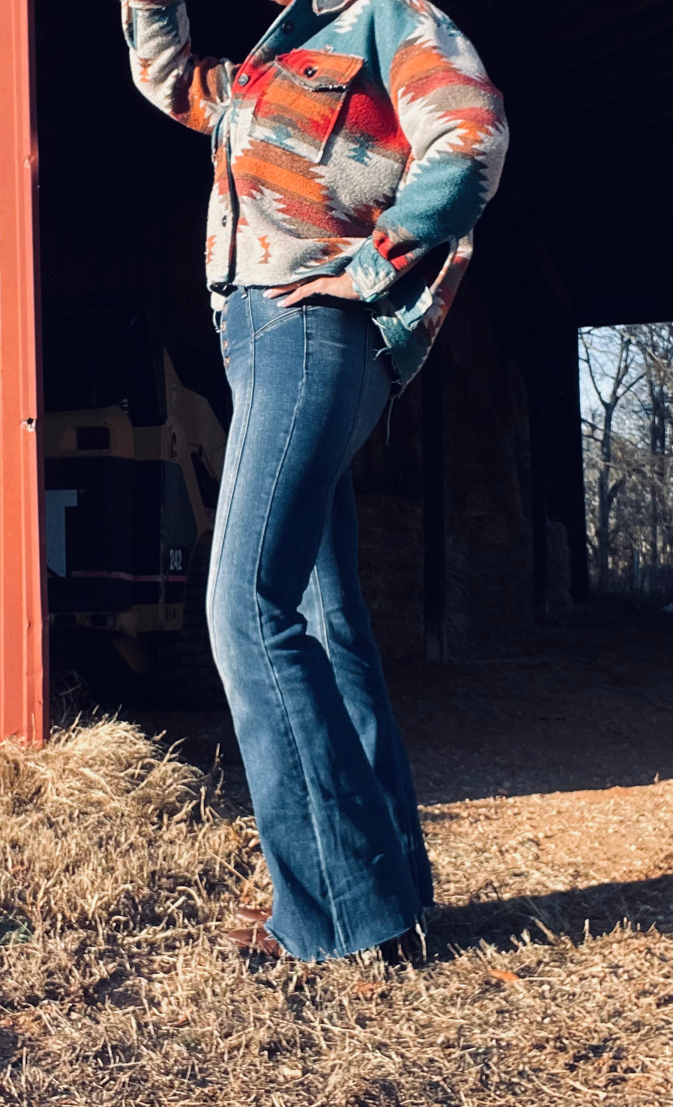 I Walk The Line Jacket (Teal Orange Mix)