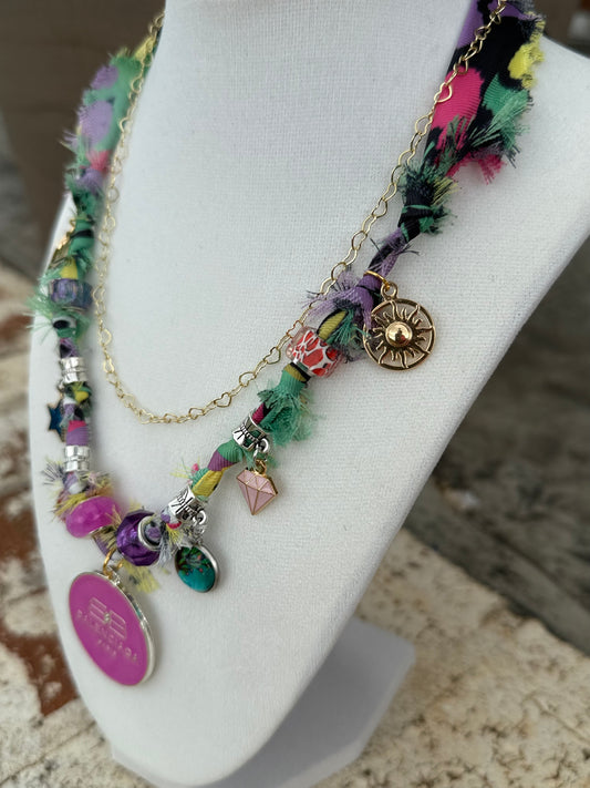 Bold & Fierce Scarf Necklace