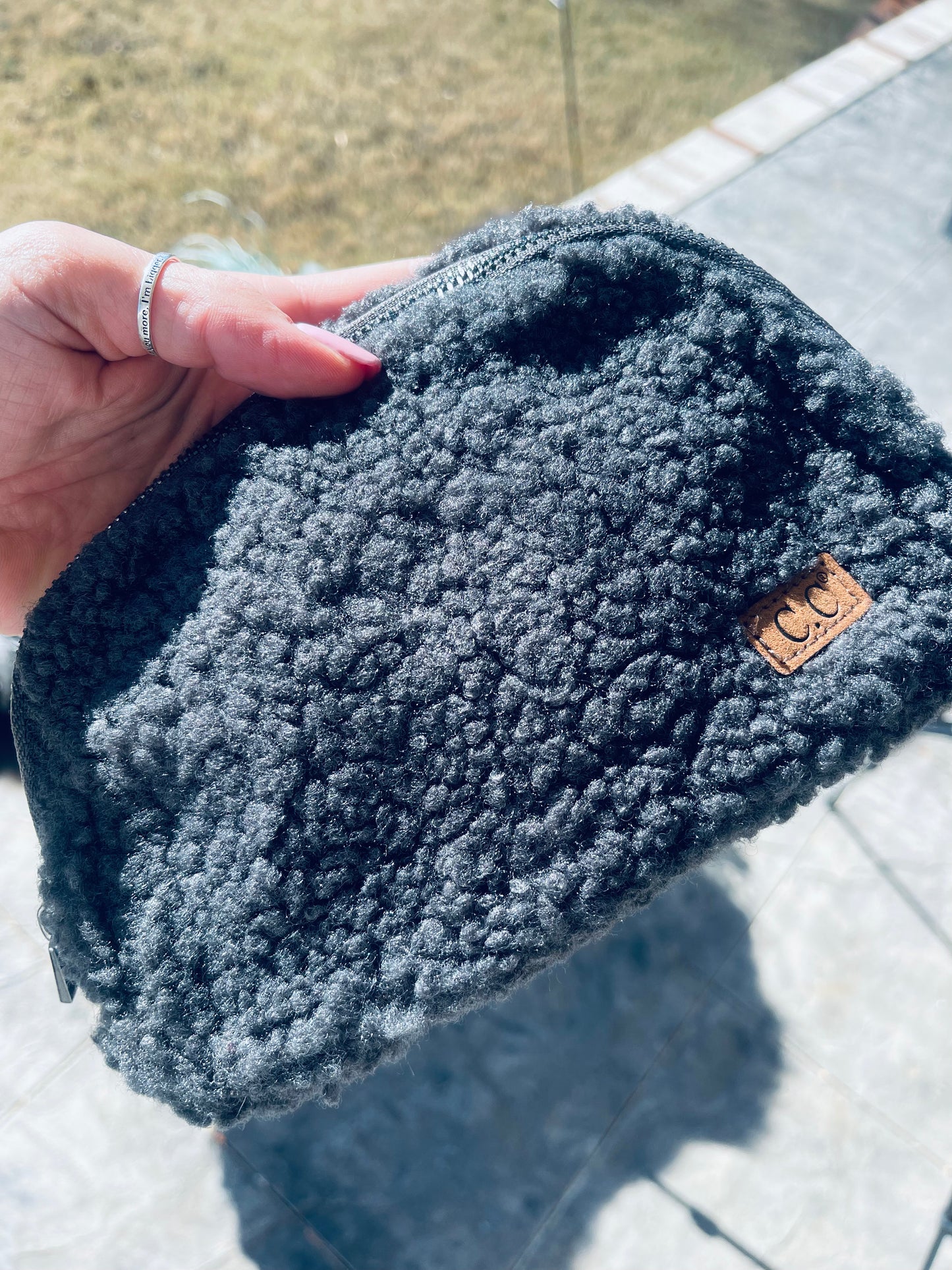Nina Sherpa Fleece Fanny/Crossbody