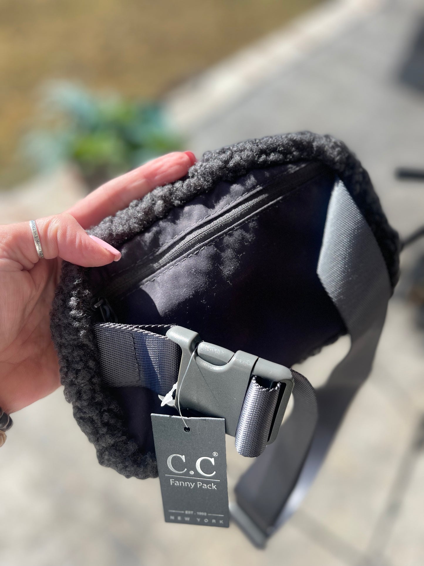 Nina Sherpa Fleece Fanny/Crossbody