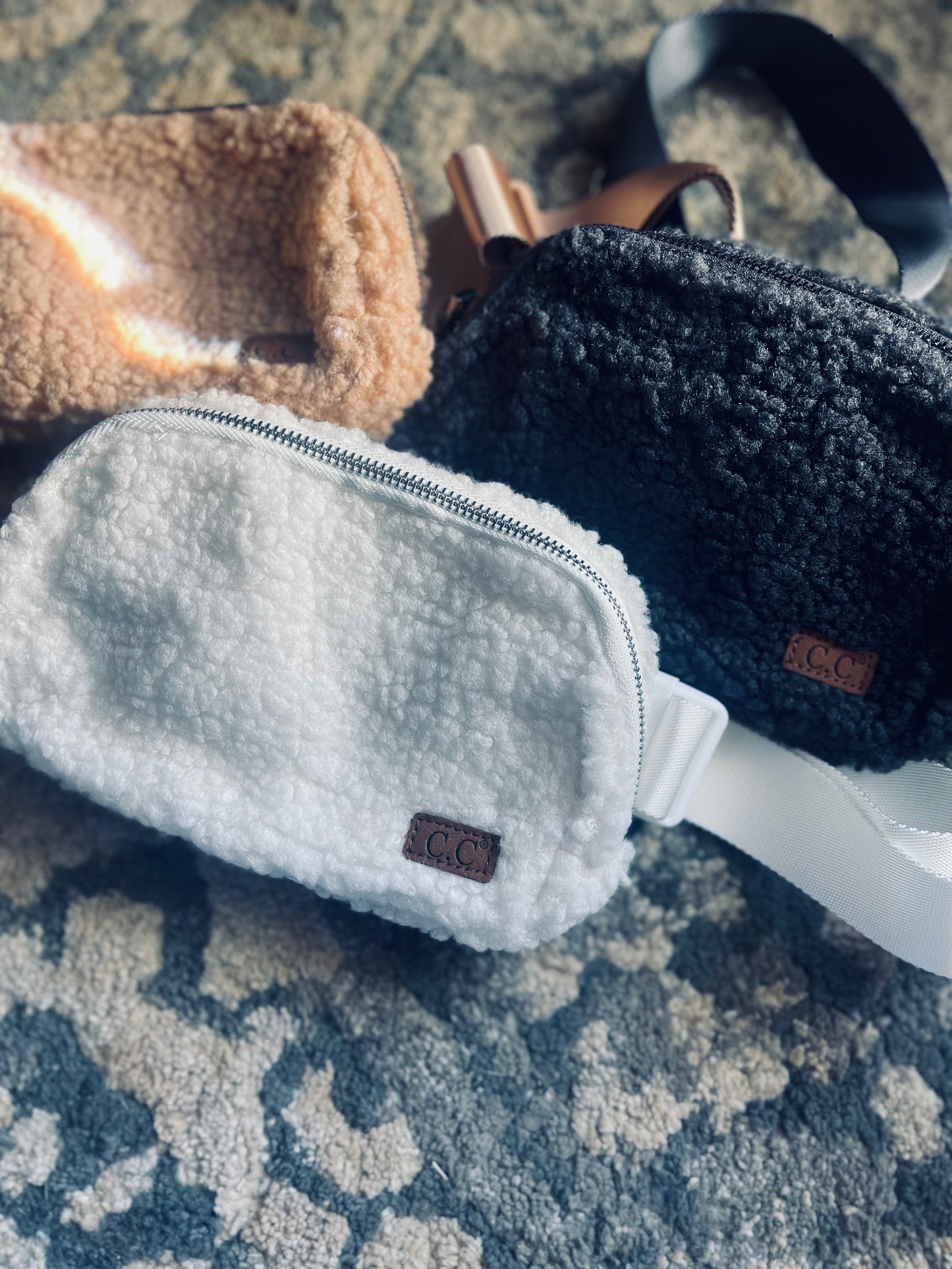 Nina Sherpa Fleece Fanny/Crossbody