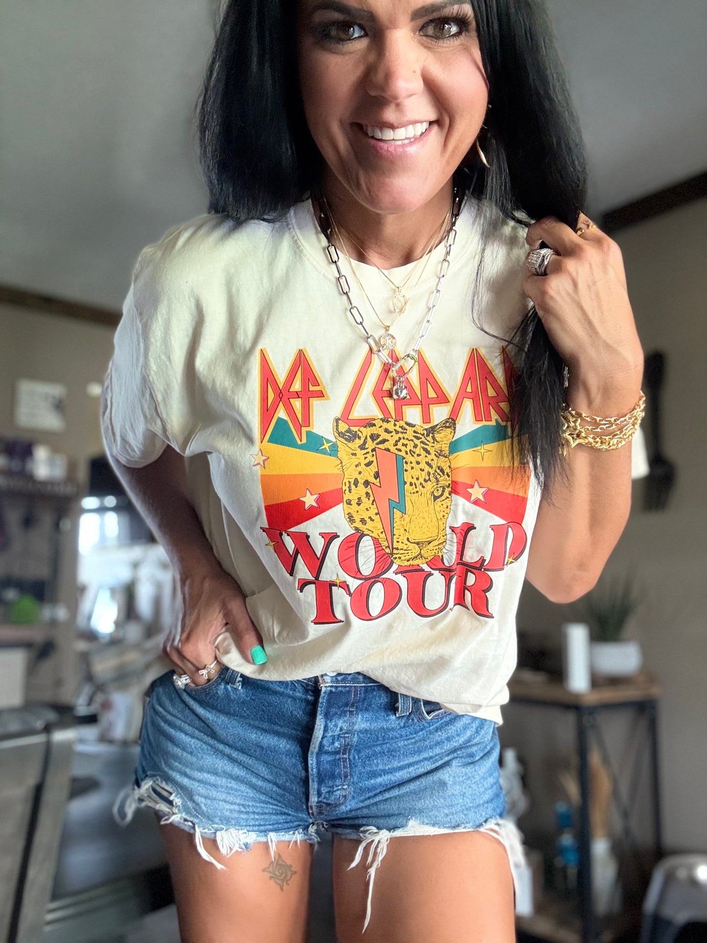 DEF LEPPARD WORLD TOUR TEE