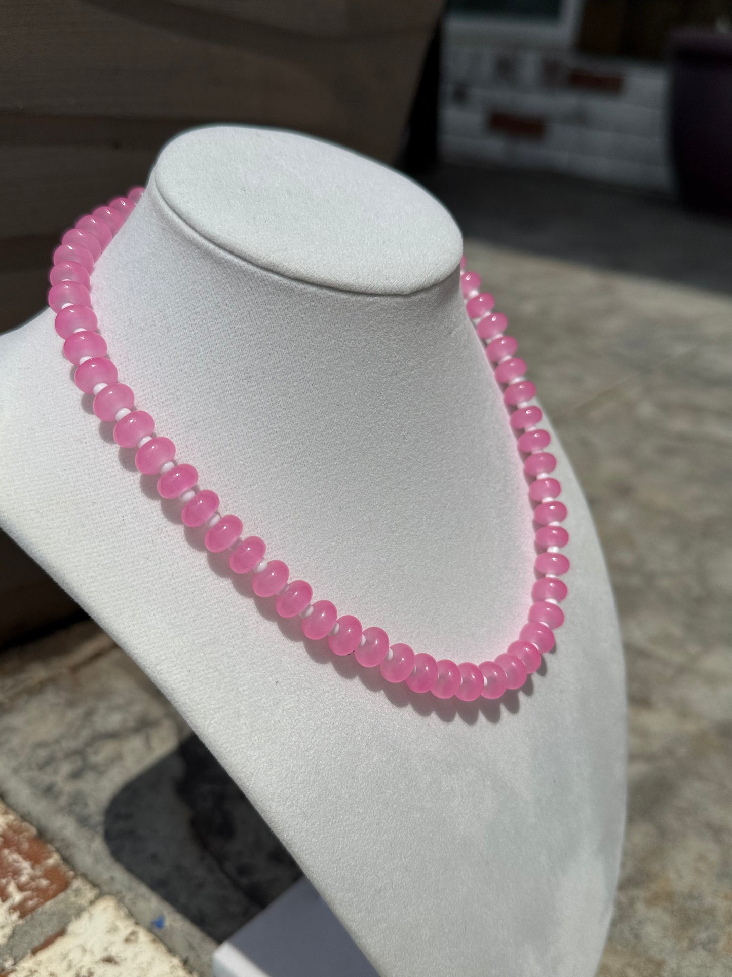 Girls Girl Pink Necklace
