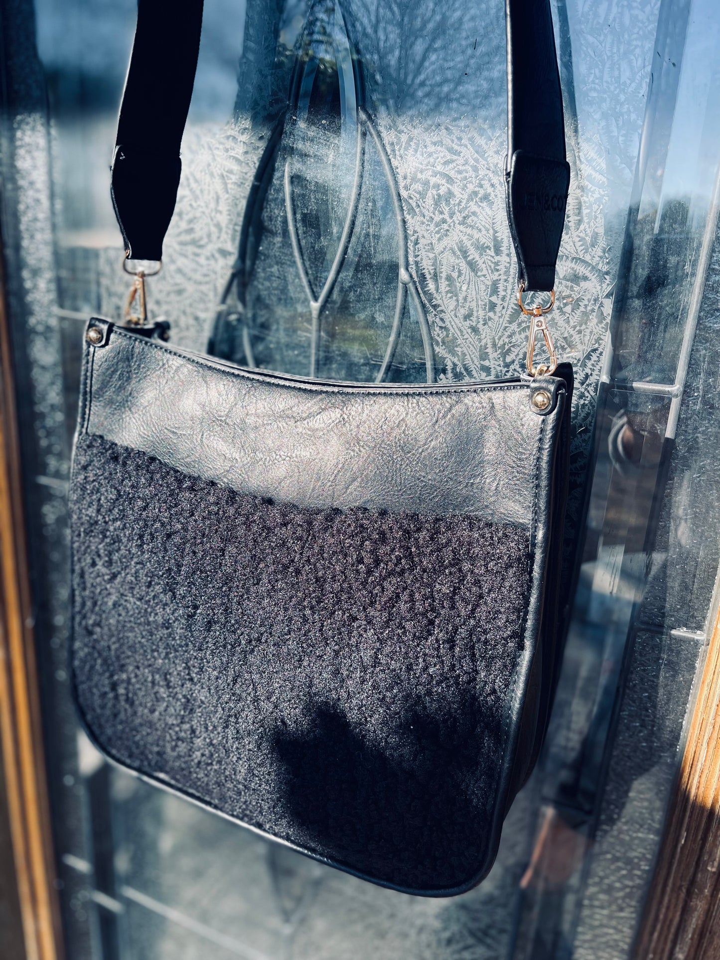 Bet Me Money Sherpa Handbag