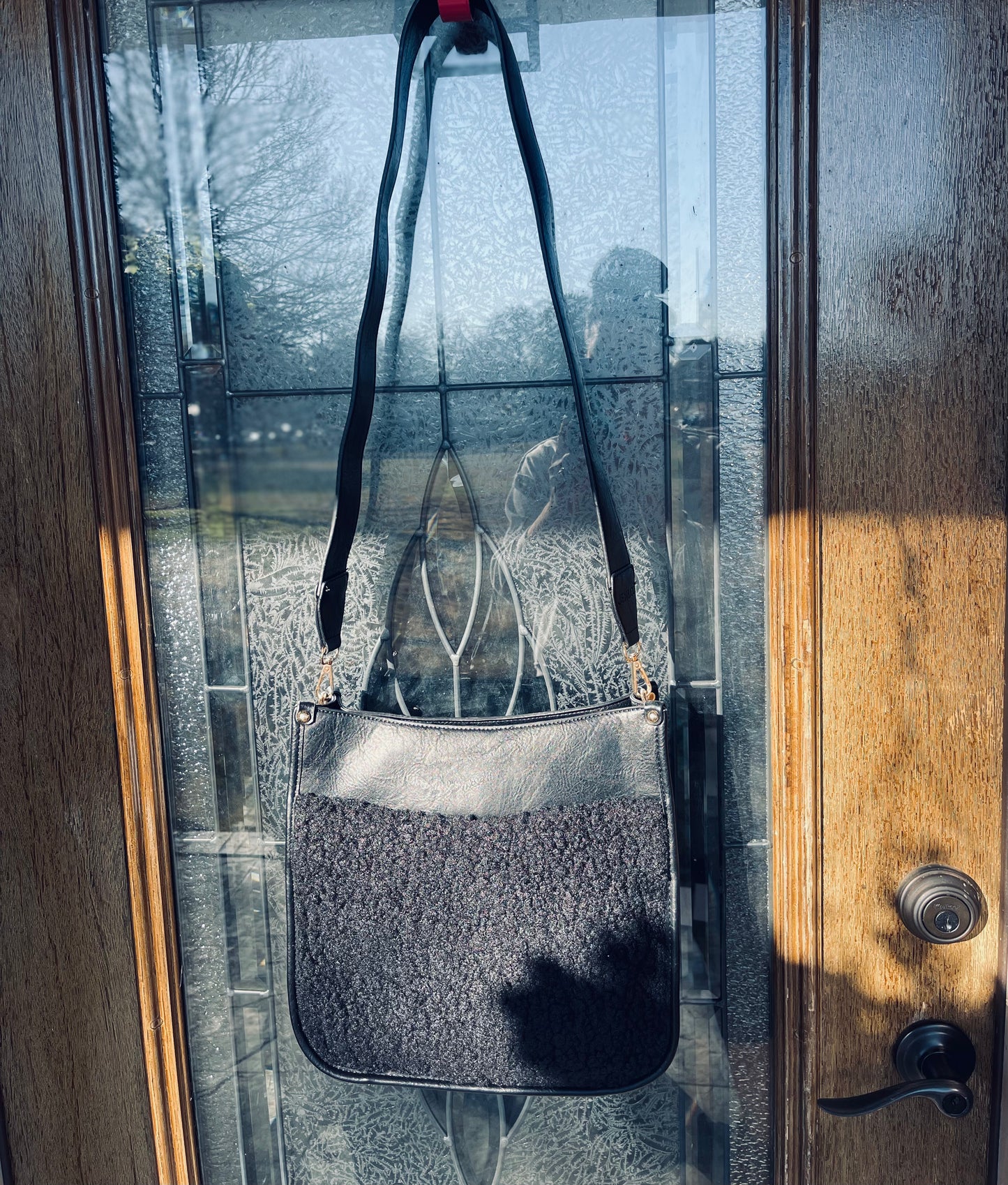 Bet Me Money Sherpa Handbag