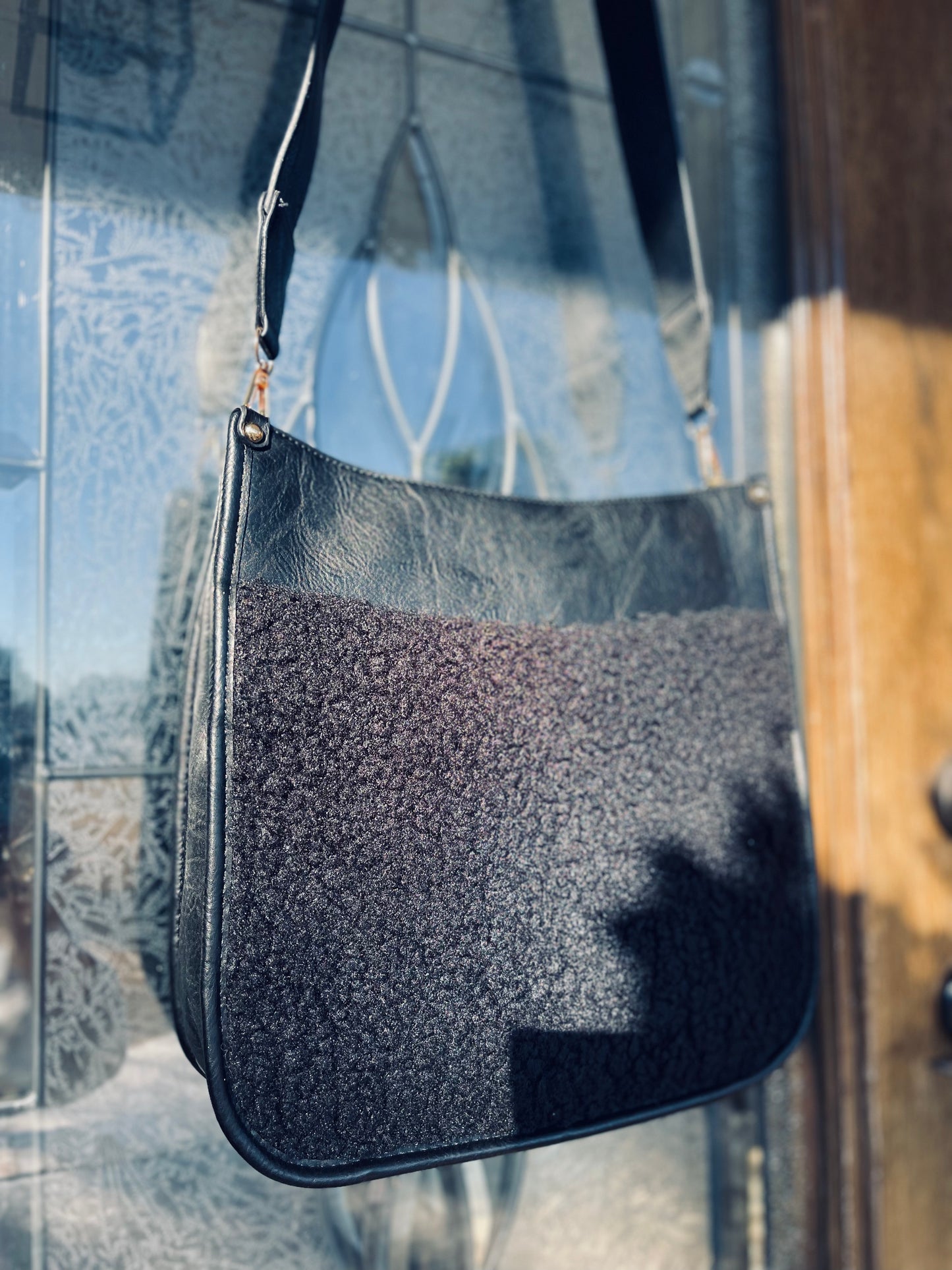 Bet Me Money Sherpa Handbag