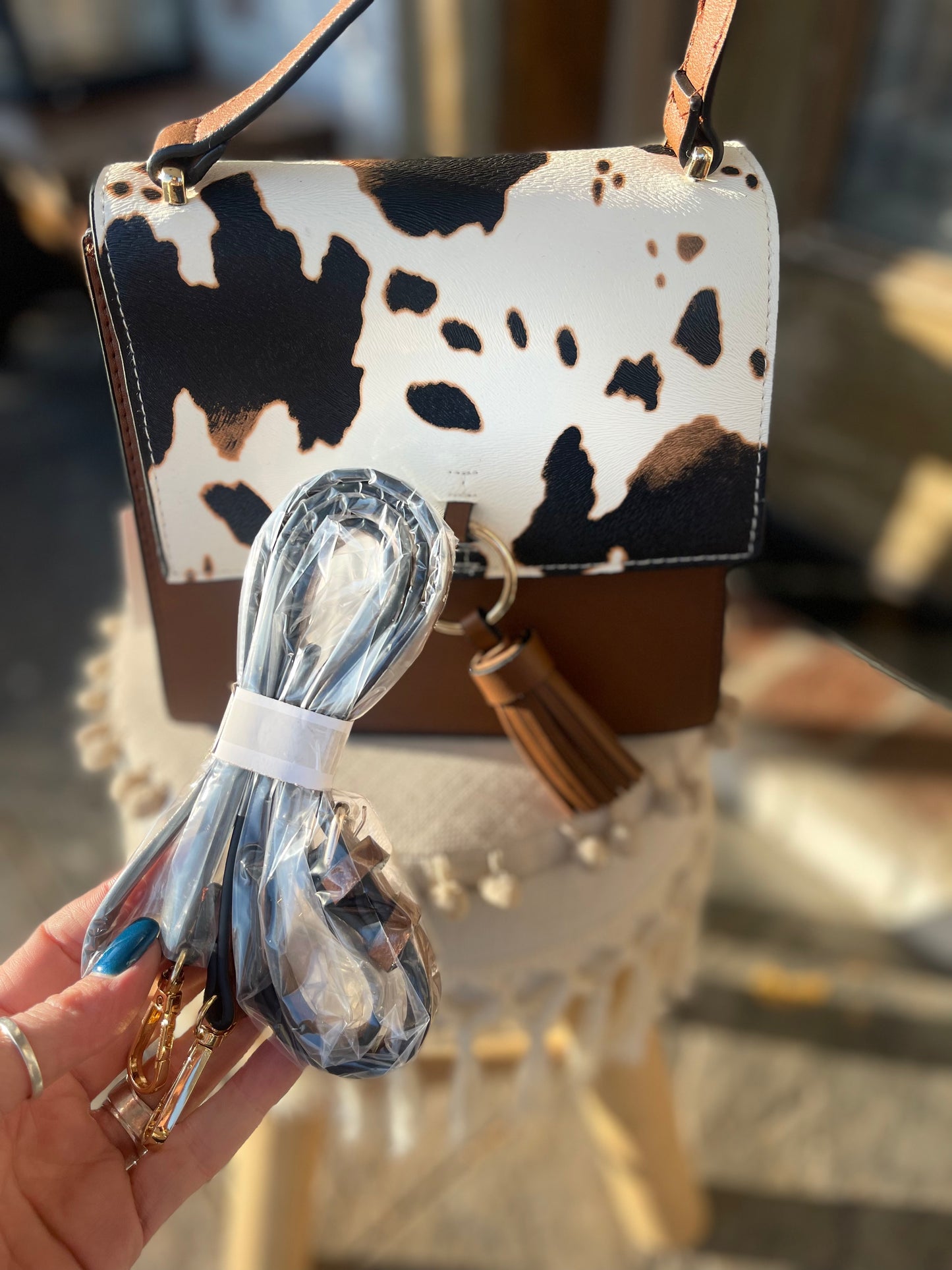 Giddy Up Cow Purse