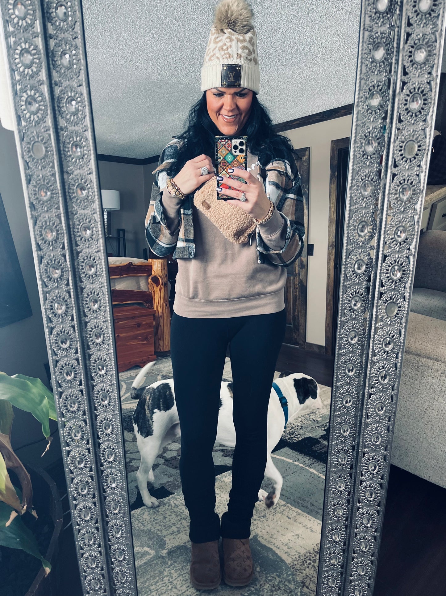 Nina Sherpa Fleece Fanny/Crossbody