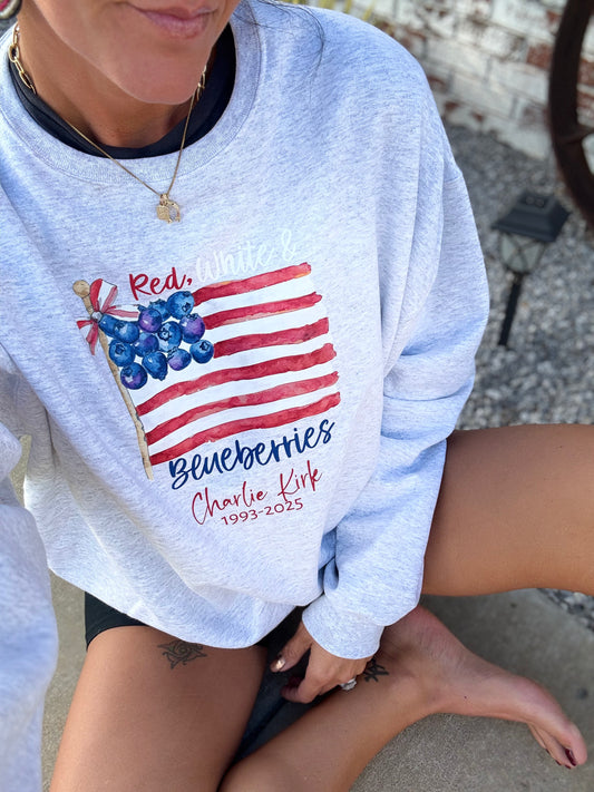 Red, White & Blueberries Sweatshirt