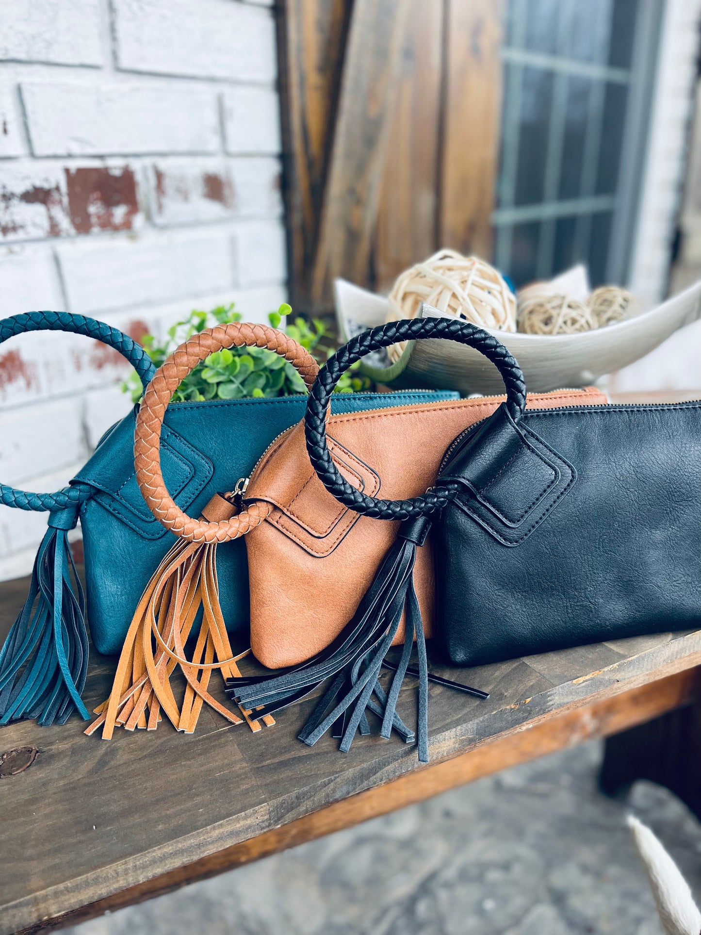 On-The-Go Fringe Clutch
