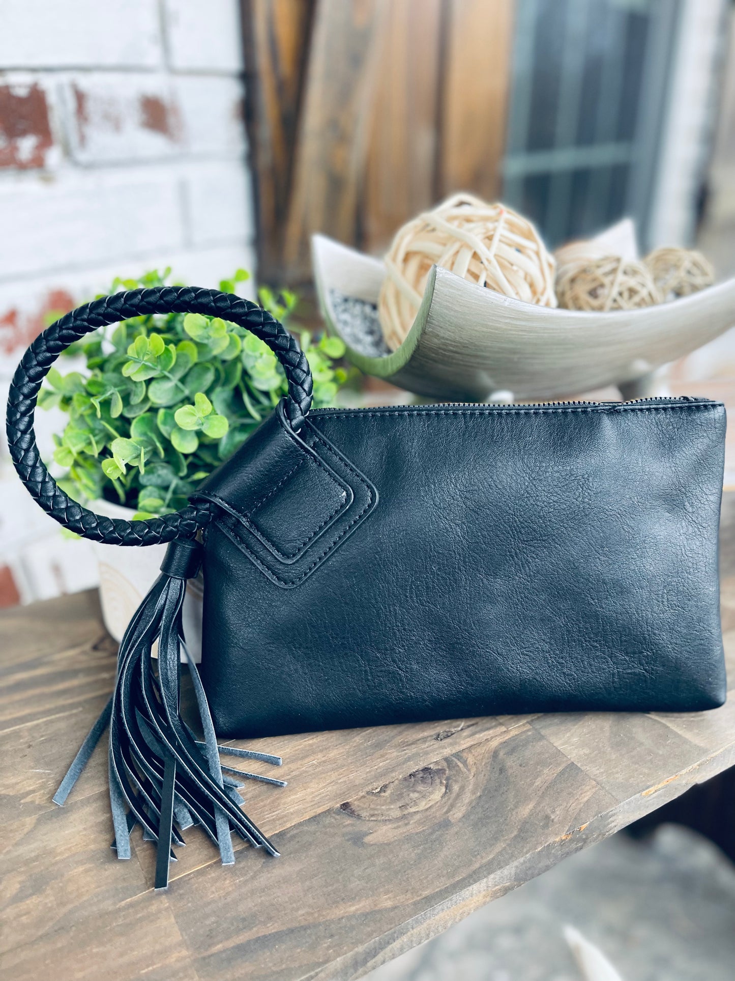 On-The-Go Fringe Clutch