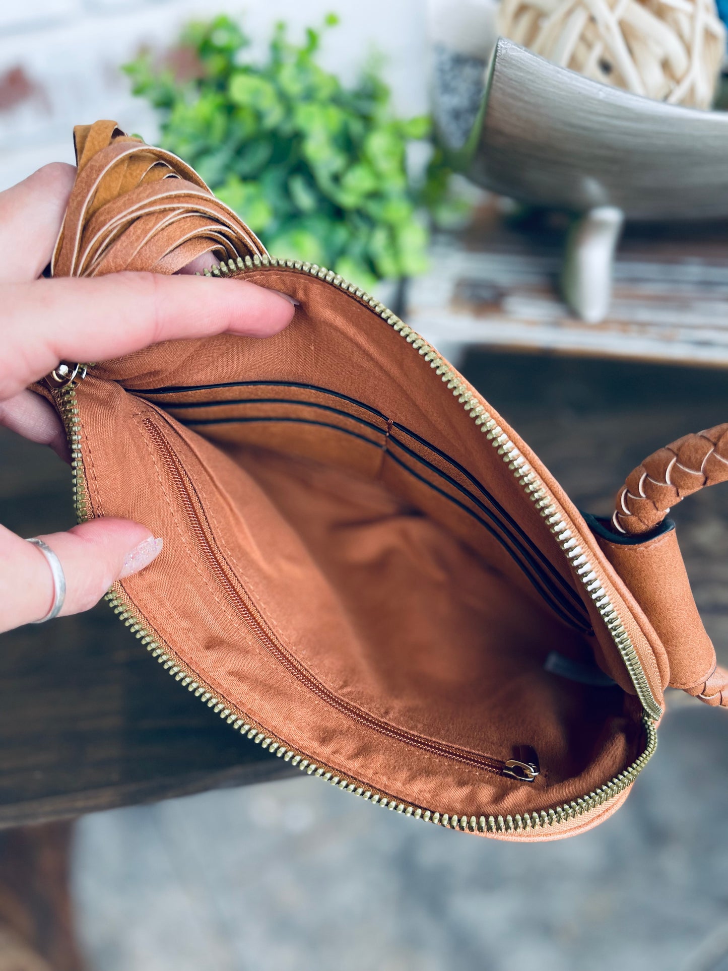 On-The-Go Fringe Clutch