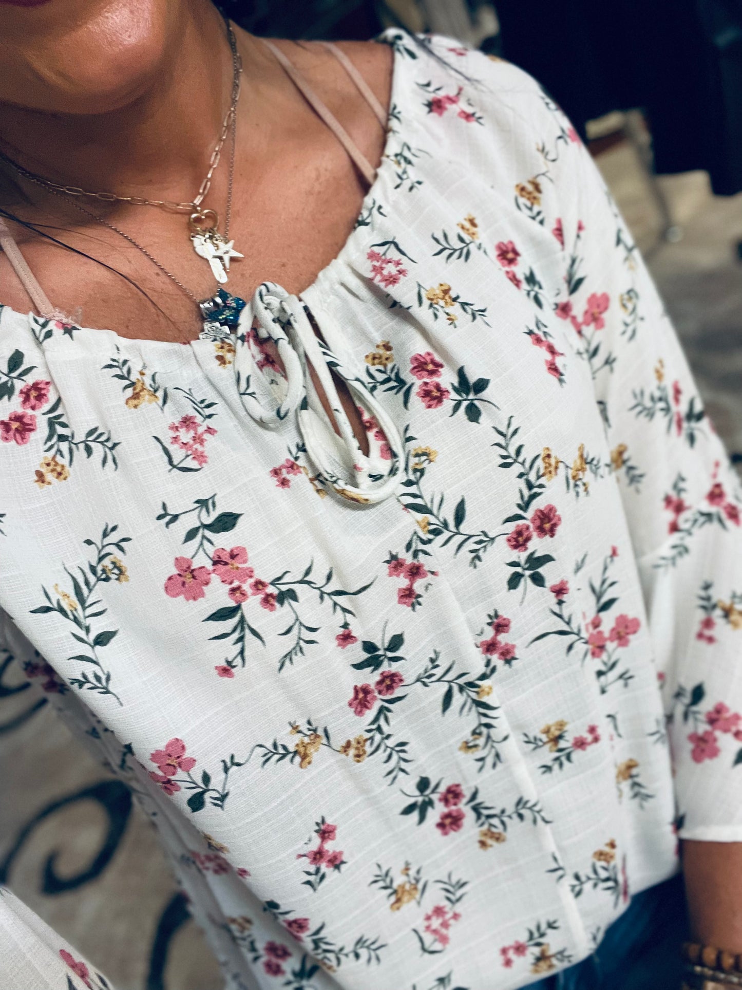 This Is Our Place Floral Top