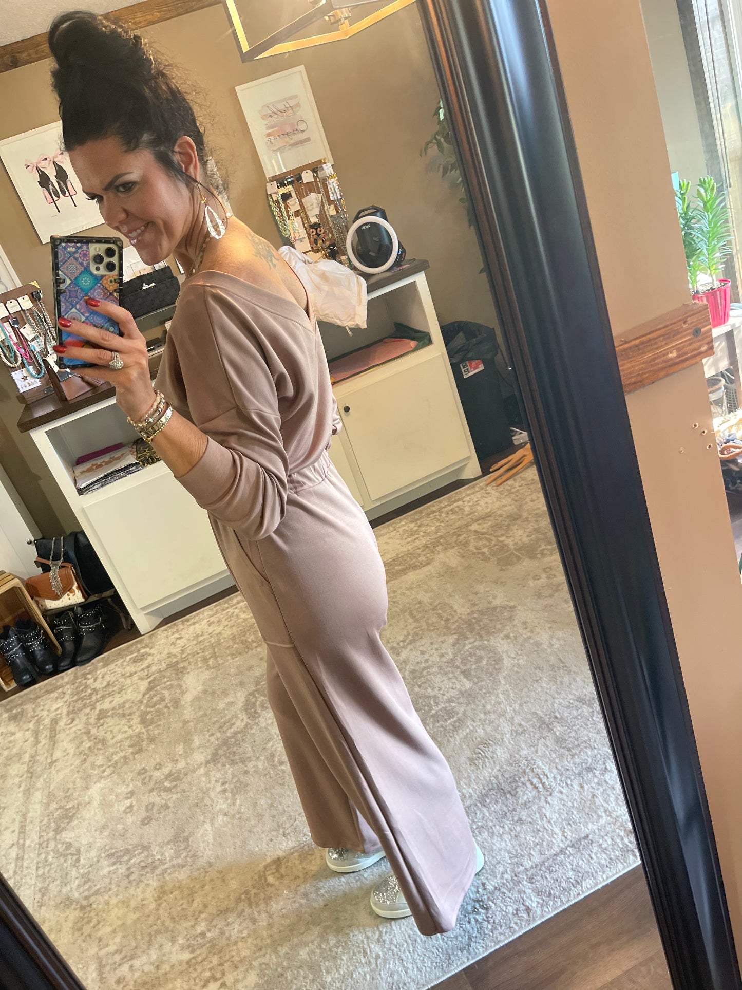 Off The Shoulder Jumpsuit