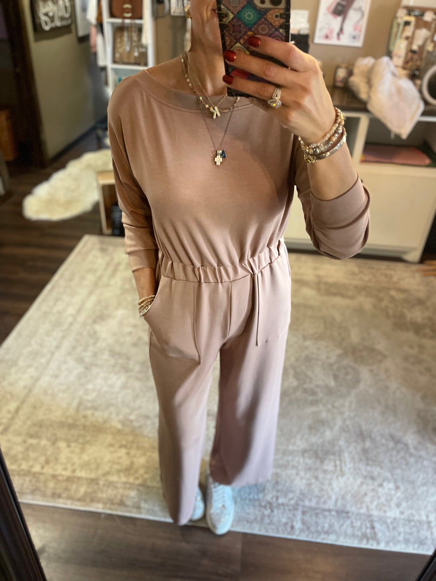 Off The Shoulder Jumpsuit