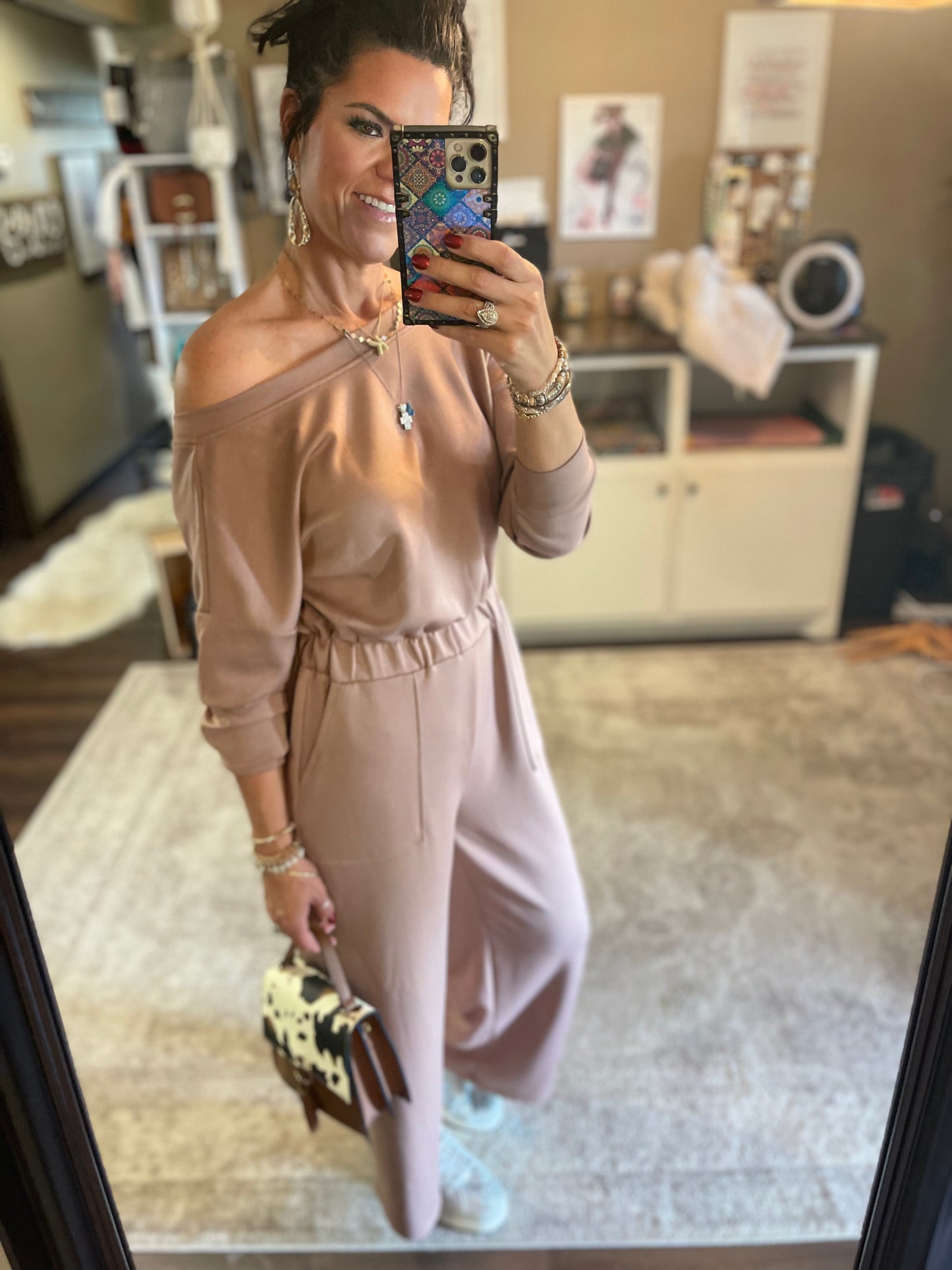Off The Shoulder Jumpsuit
