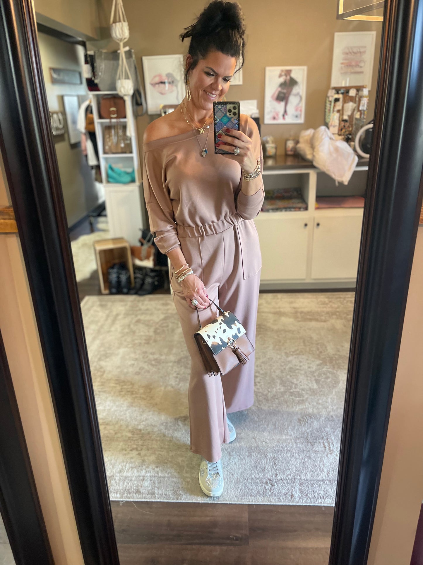 Off The Shoulder Jumpsuit