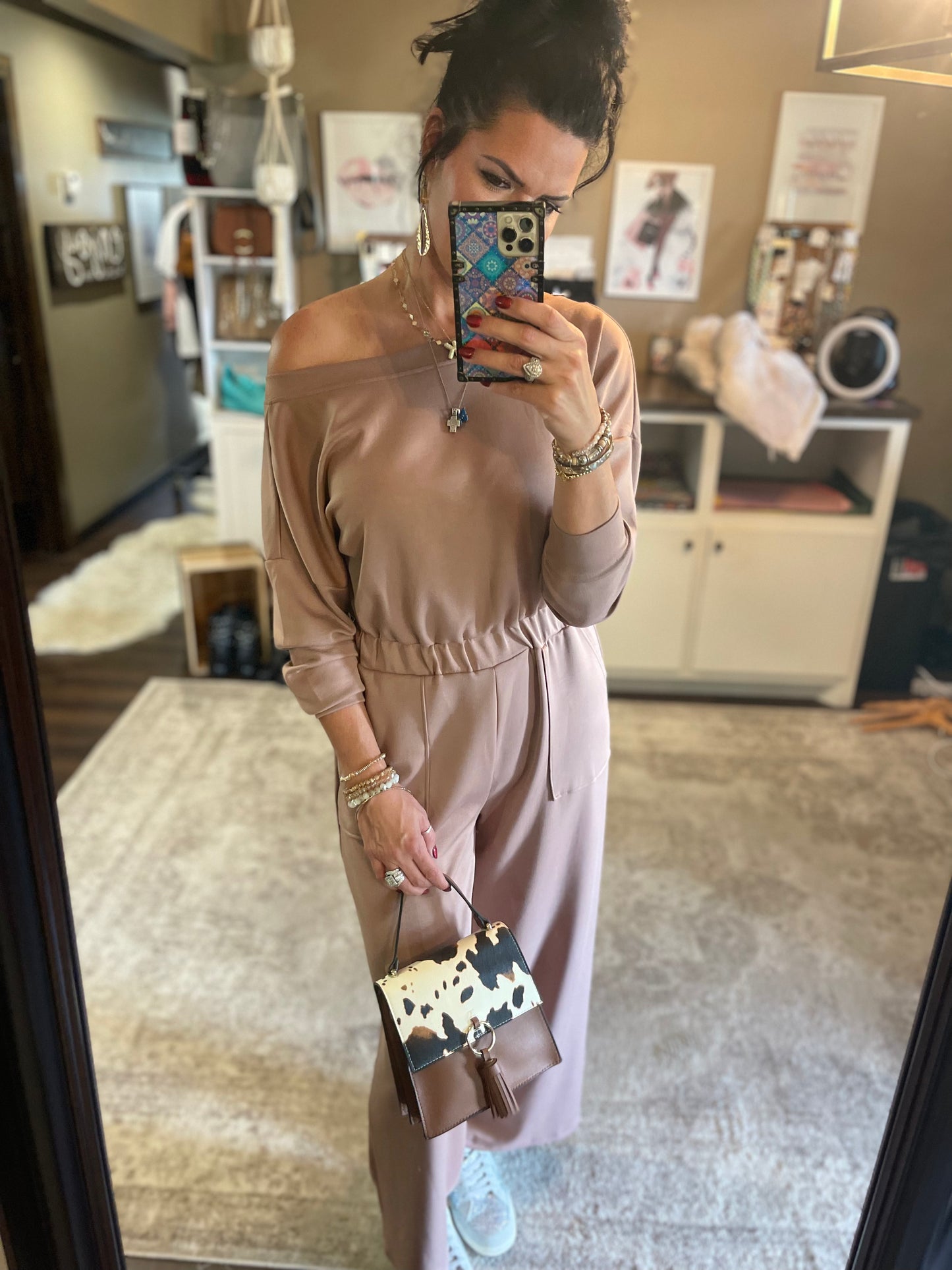 Off The Shoulder Jumpsuit