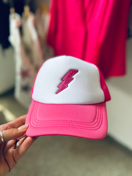 Lightening Bolt Trucker