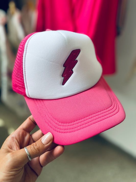 Lightening Bolt Trucker