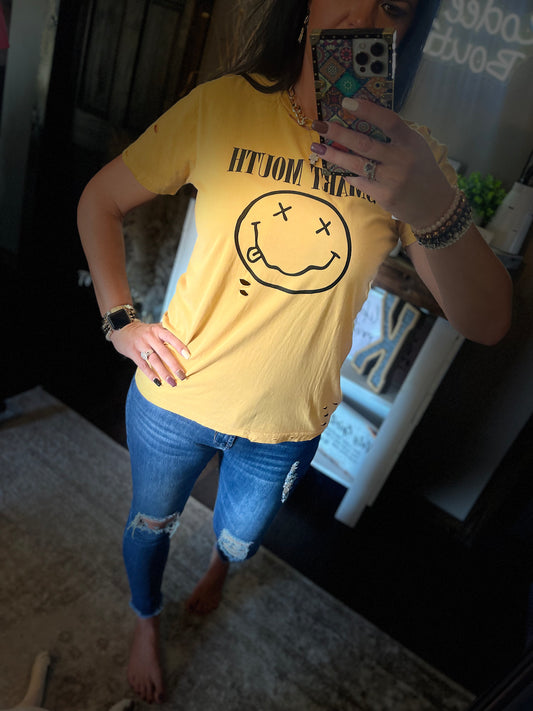 Smiley Smart Mouth Tee