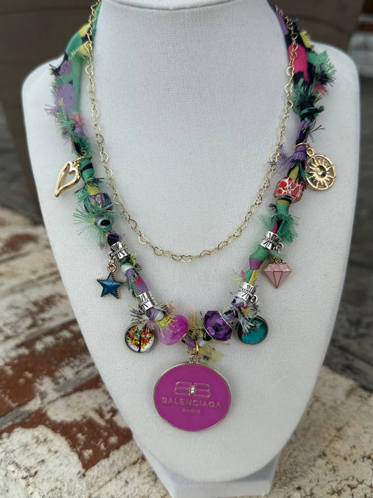 Bold & Fierce Scarf Necklace